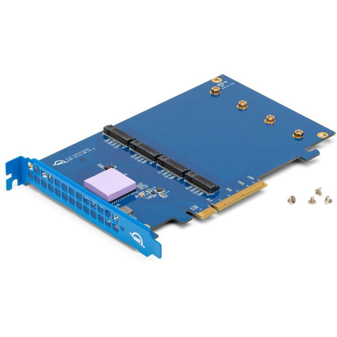 Owc Accelsior 4M2 Pcie Nvme M.2 Ssd Adapter Card Compatible With Mac Pro 2019, Mac Pro 2010-2012, And Pc Towers