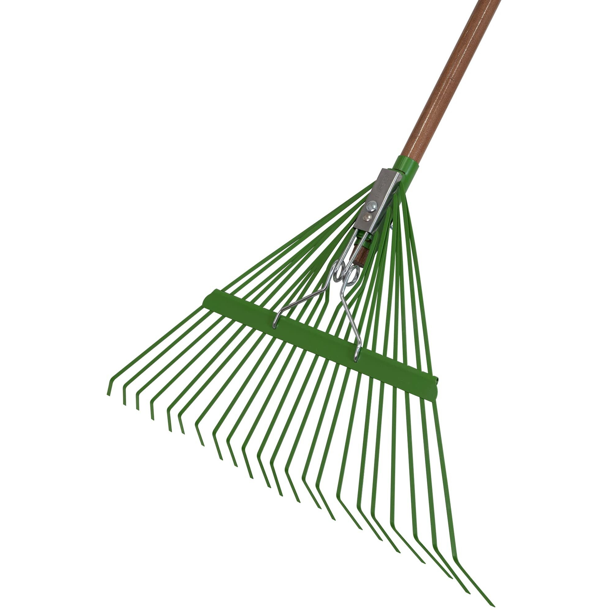 Ames 20201033 Steel Tine Leaf Rake With Hardwood/Steel Handle, 22 Tines