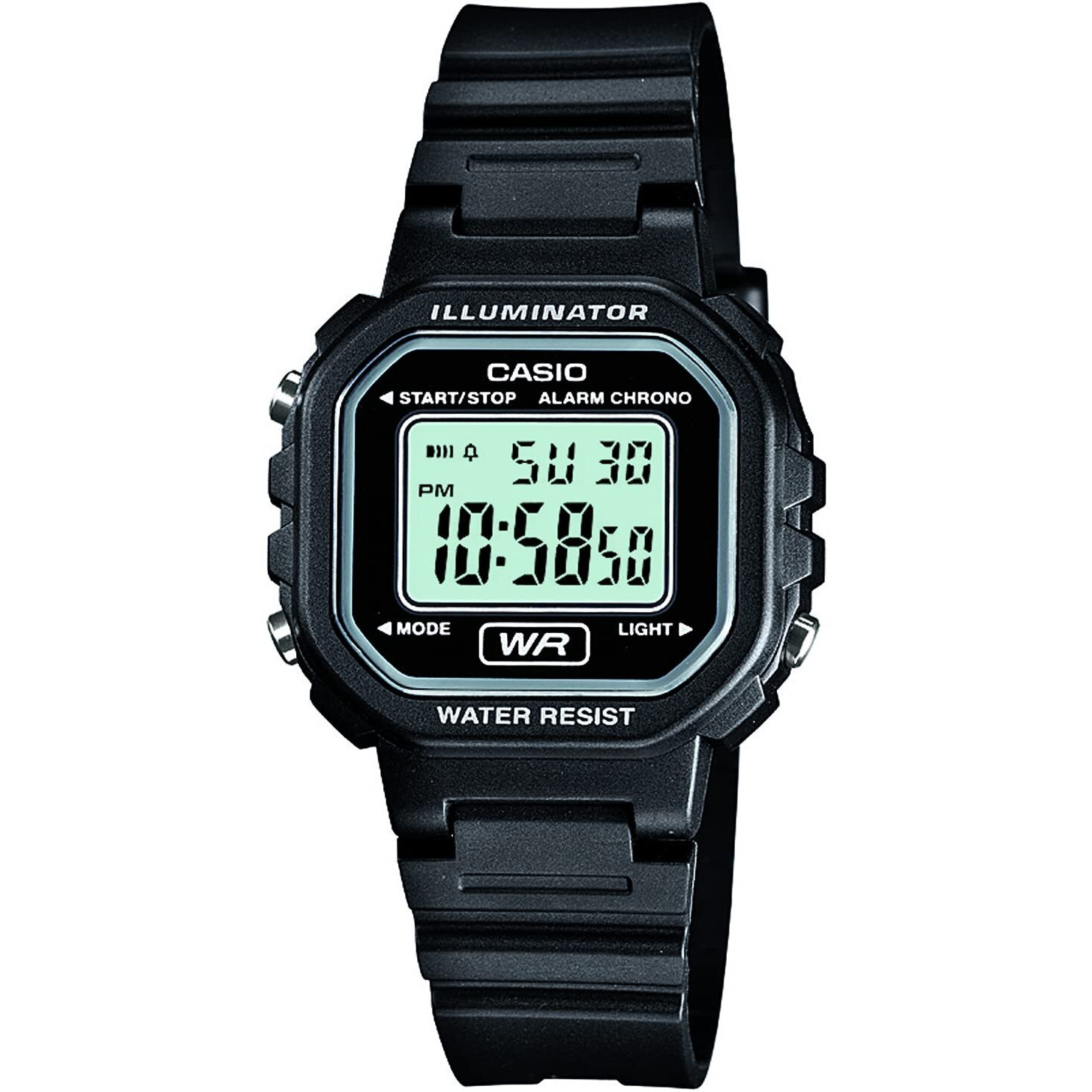 Casio La20Wh Series | Women's Digital Watch | Water Resistant | 100 Sec Chronograph | Alarm | Led Illuminator | 5-Year Battery