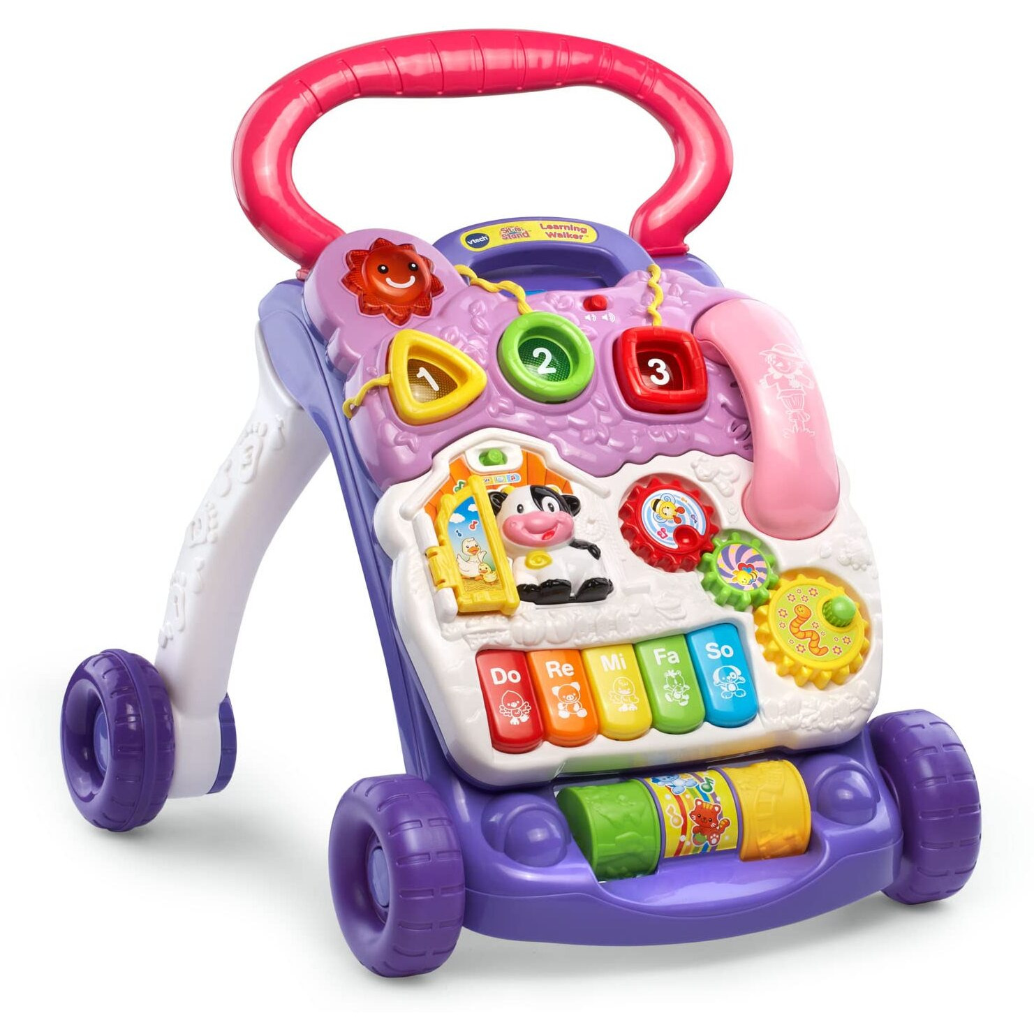 Vtech Sit-To-Stand Learning Walker (Frustration Free Packaging), Lavender