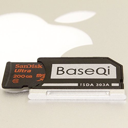 Baseqi Aluminum Microsd Adapter For Macbook Pro Retina 13""