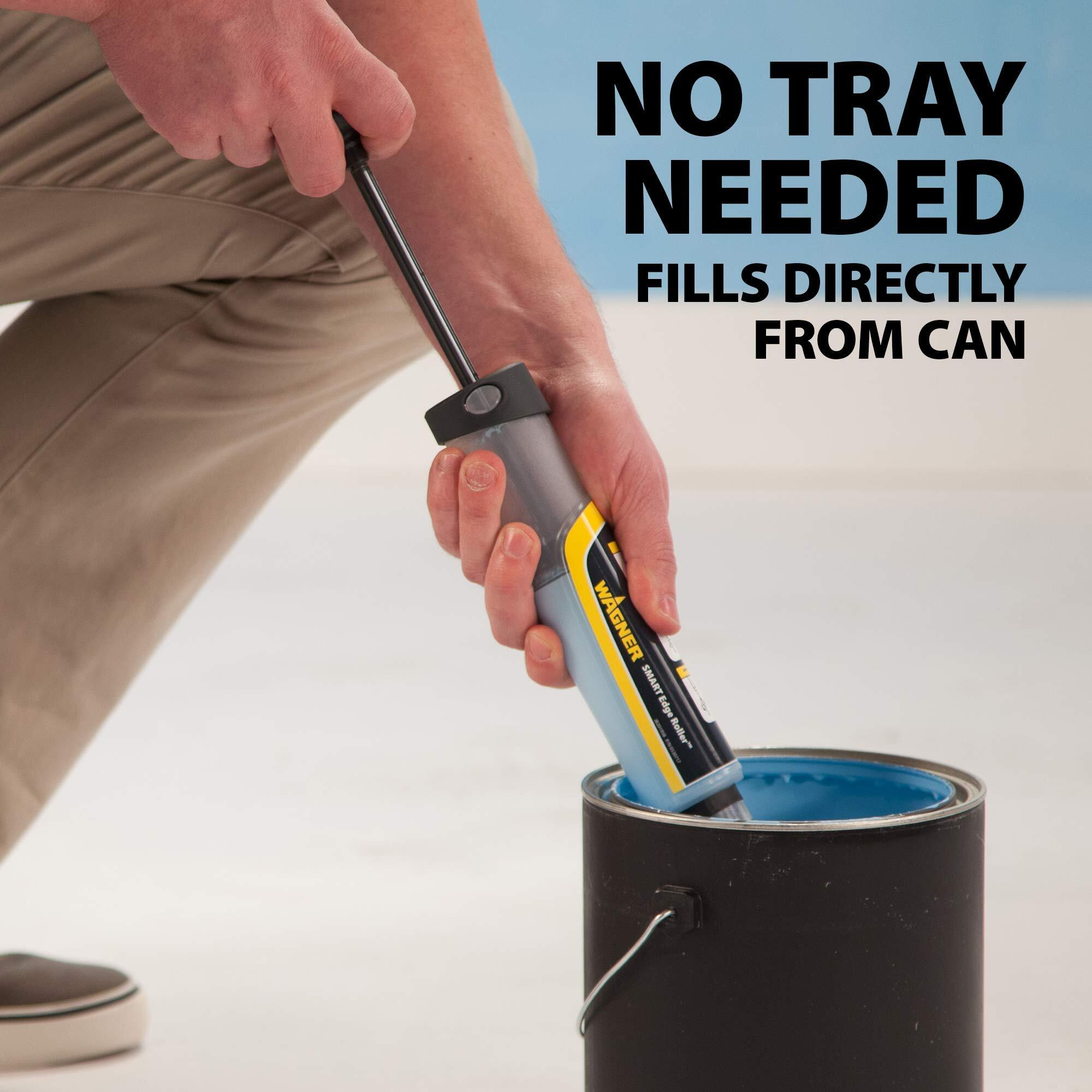 Wagner Spraytech 0530000B Smart Edge Paint Roller, Paint Power Roller, Power Paint Roller, Wagner Paint Stick, Automatic Paint Roller, Auto Paint Roller, Power Roller Paint System