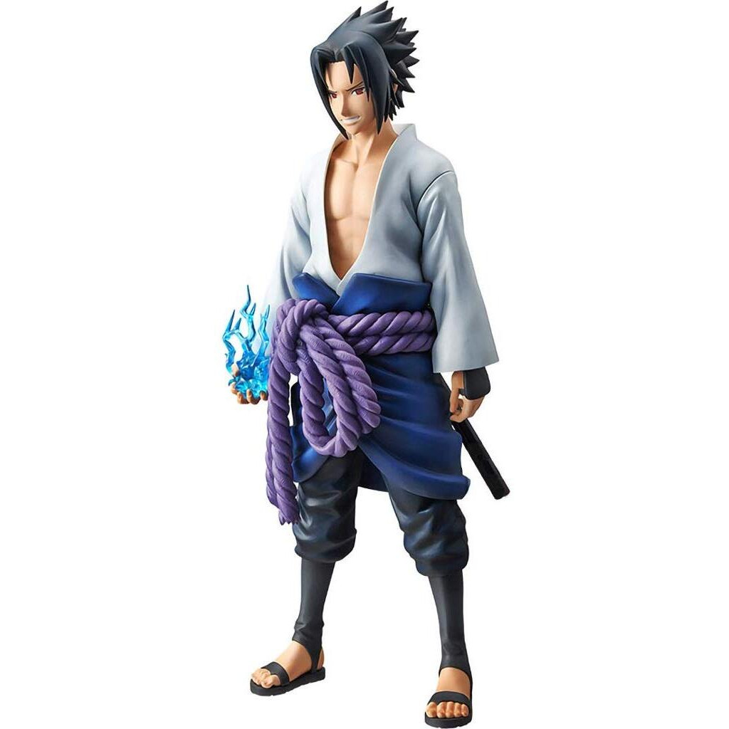 Banpresto Naruto Shippuden Grandista-Shinobi Relations-Uchiha Sasuke Toy, Purple