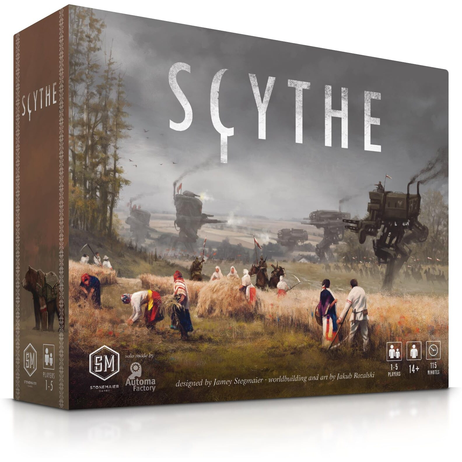 Stonemaier Games Scythe (Base Game) | An Engine-Building, Area Control Strategy Board Game Set In Dieselpunk 1920S Europe For Adults And Family | 1-5 Players, 115 Mins, Ages 14+