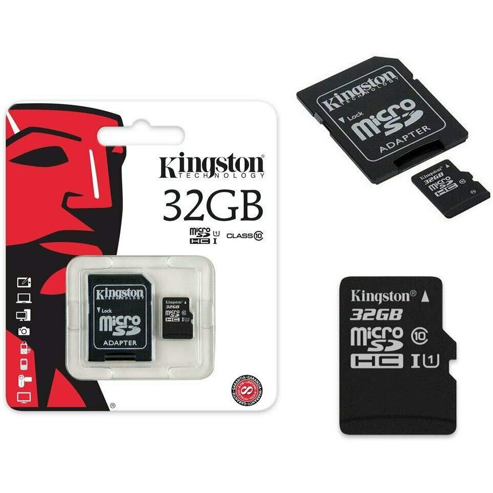 Kingston Canvas Select 32Gb Microsdhc Class 10 Microsd Memory Card Uhs-I 80Mb/S R Flash Memory Card With Adapter (Sdcs/32Gb)