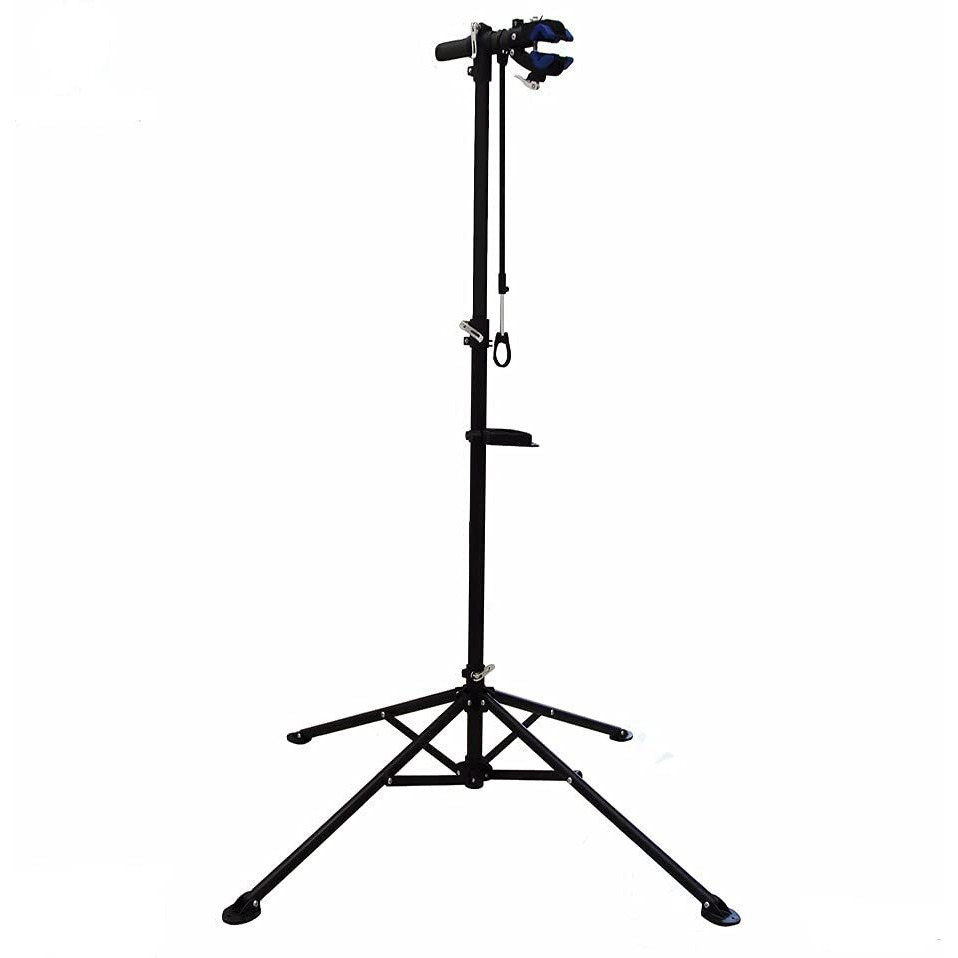 Maxxhaul 80725 Bike Repair Stand/ Display With Adjustable Height & 360 Deg. Rotating Head Clamp,Black