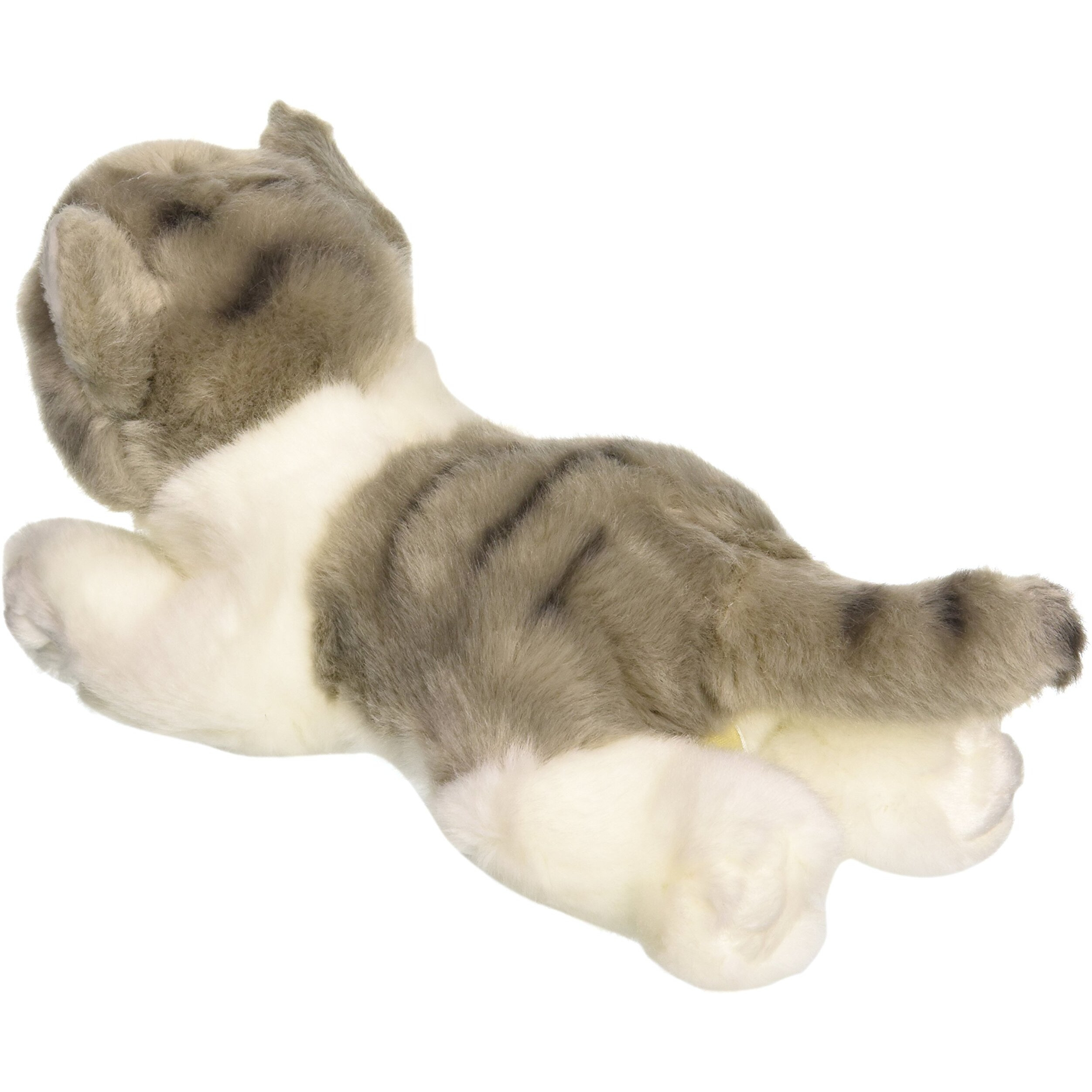 Aurora Adorable Miyoni Grey Tabby Cat Stuffed Animal - Lifelike Detail - Cherished Companionship - 8 Inches