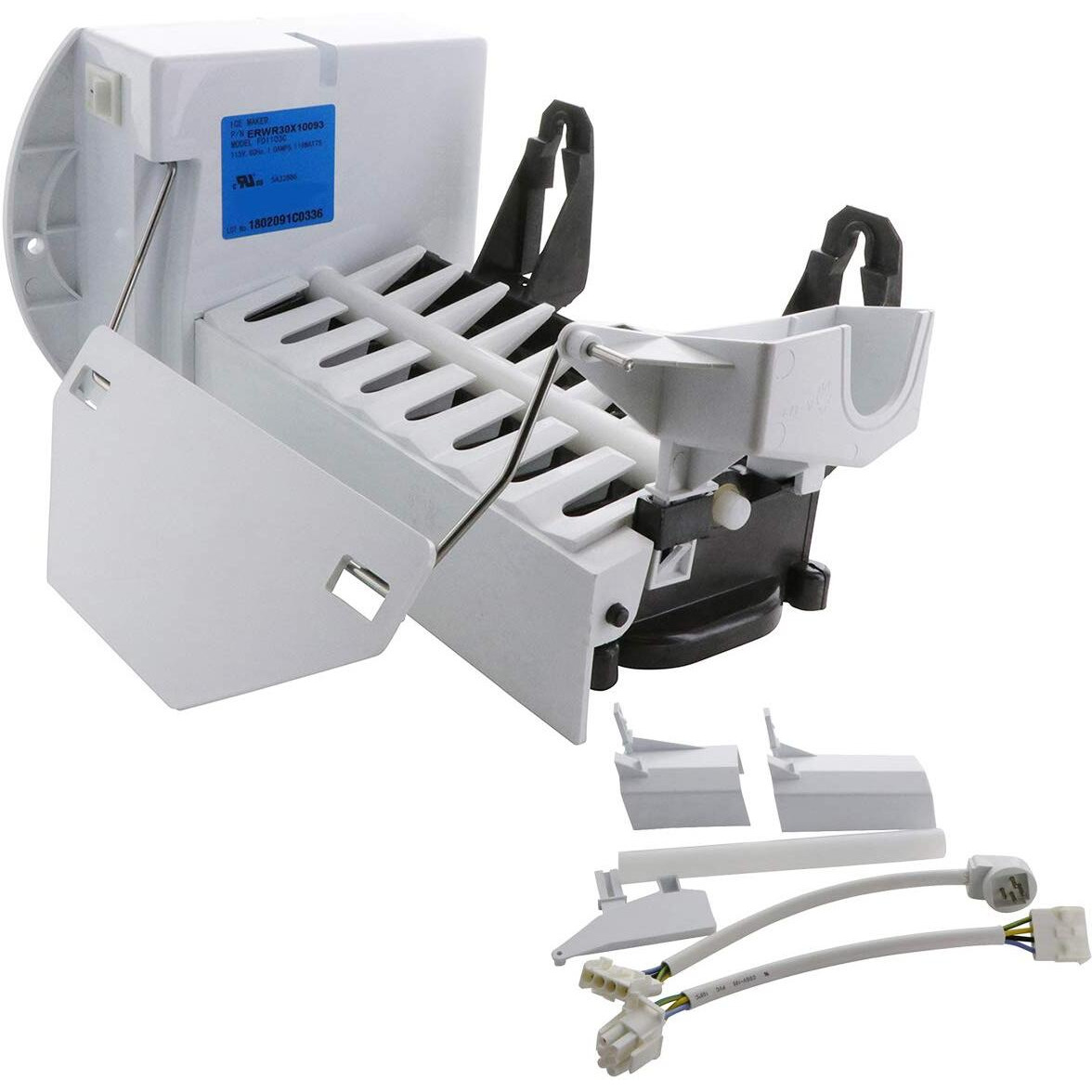 Kitchen Basics 101 Wr30X10093 Ice Maker Kit Replacement For Ge Refrigerators Tfx26Krdaww Gsh25Sgpcss Gss20Iembcc Pss26Sgrbss Tfx25Jrydww Gsl22Jftabs Hss25Gfpdww Tfh24Prsbww Gss20Ietaww Hss25Gfpeww