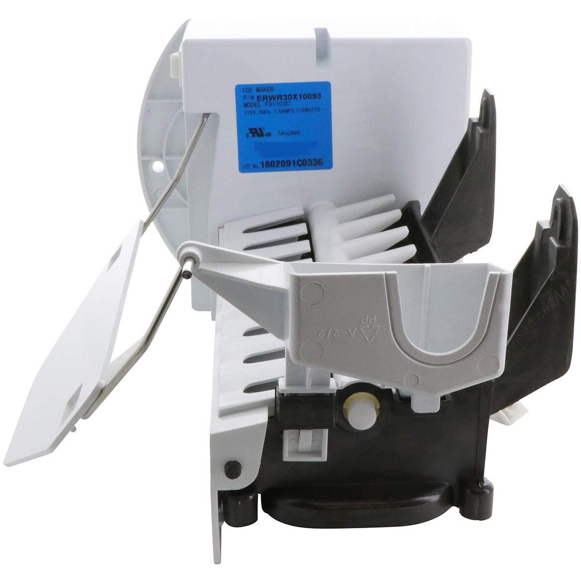 Kitchen Basics 101 Wr30X10093 Ice Maker Kit Replacement For Ge Refrigerators Tfx26Krdaww Gsh25Sgpcss Gss20Iembcc Pss26Sgrbss Tfx25Jrydww Gsl22Jftabs Hss25Gfpdww Tfh24Prsbww Gss20Ietaww Hss25Gfpeww