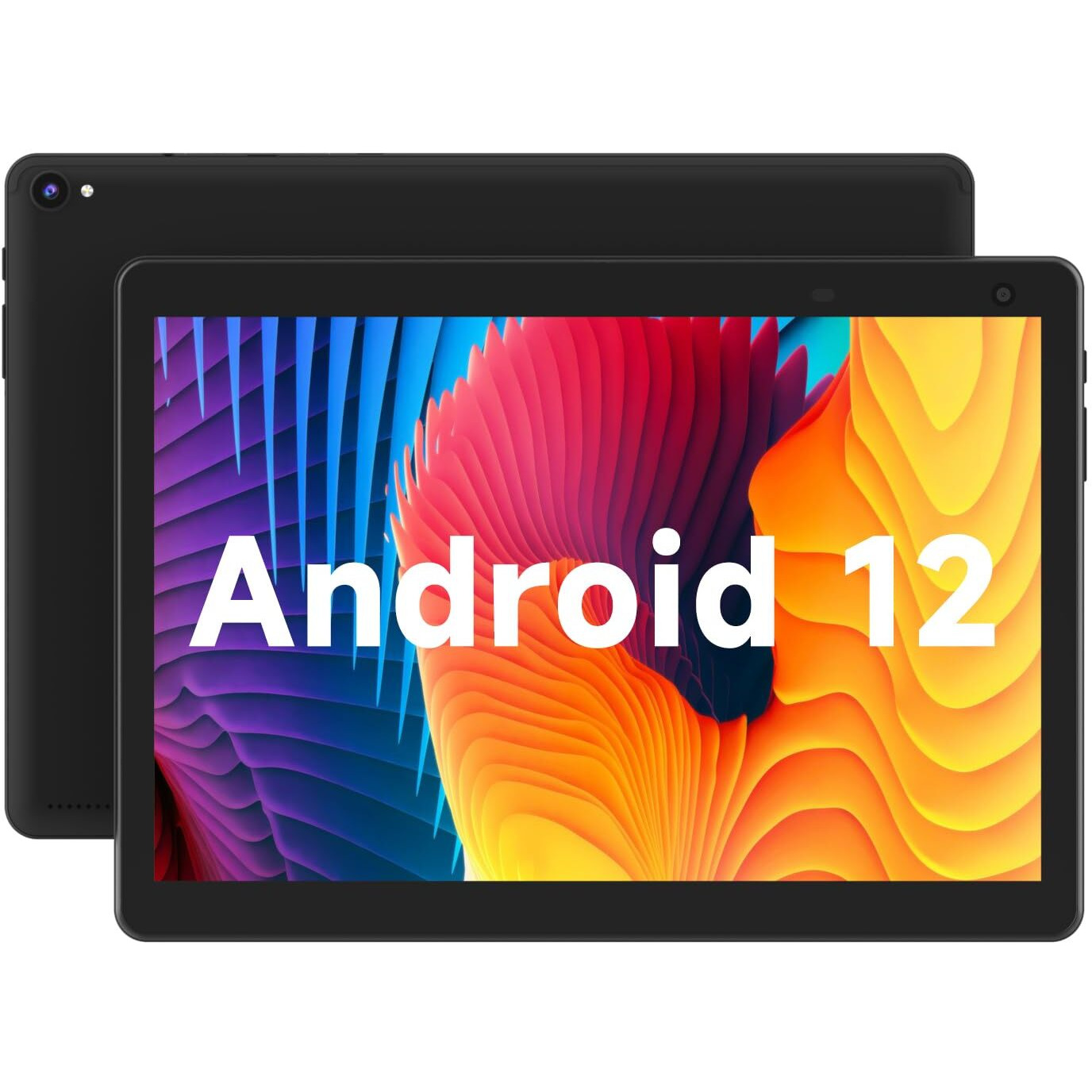 Coopers Tablet 10 Inch Android Tablets, Android 12 Tablet Quad Core Processor 32Gb Storage Tablet Computer, 4Gb Ram, 8Mp Camera, Long Battery Life Black