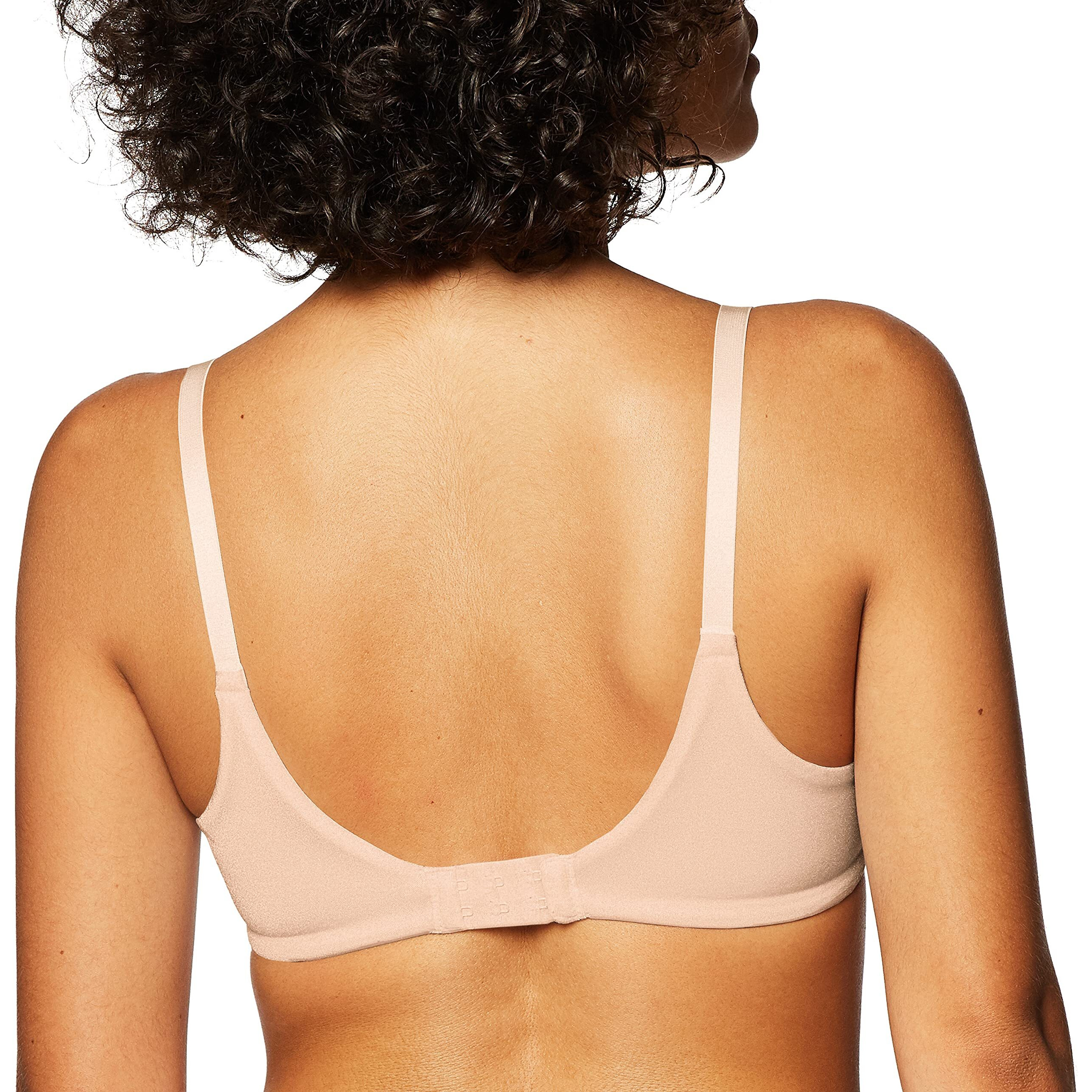 Warner's Women's Blissful Benefits Back-Smoothing Comfort Wireless Lift T-Shirt Bra W4013, Toasted Almond, 36B