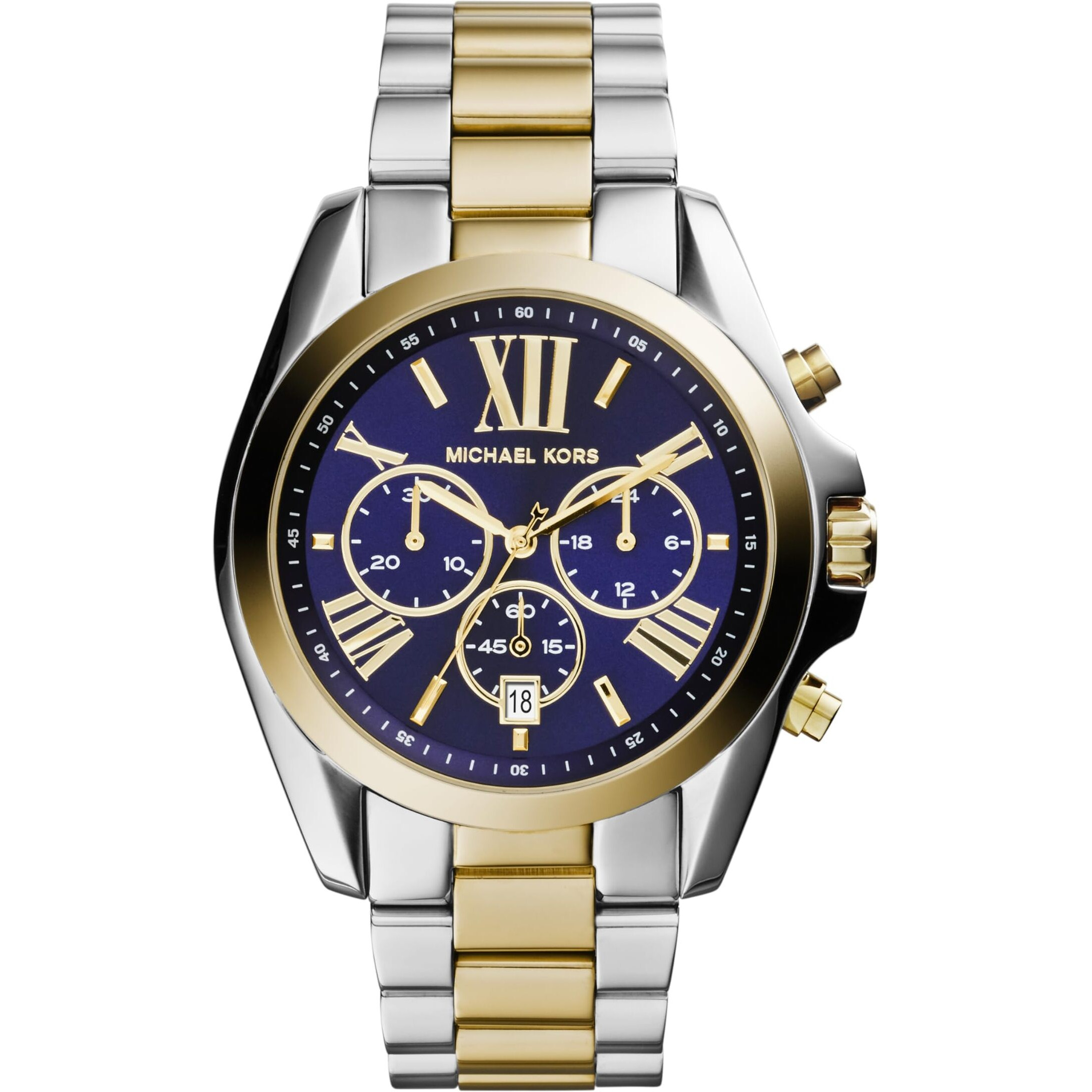 Michael Kors Bradshaw Chronograph Two-Tone Stainless Steel Women's Watch (Model Mk5976)
