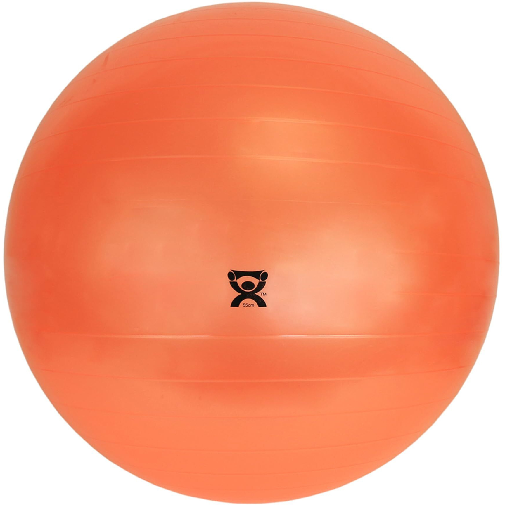 Cando Inflatable Exercise Ball - Red 21.6"", Durable Extra Thick Non-Slip Stability Ball For Core Workouts, Yoga, Pilates, Active Seating, Physical Therapy, Pregnancy, Home Gym, Flexibility