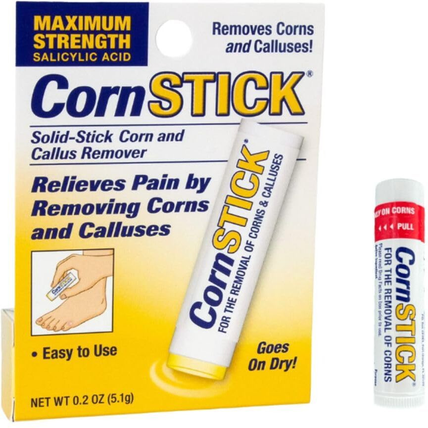 Cornstick Maximum Strength Salicylic Acid Solid-Stick Corn And Callus Remover 0.2 Oz