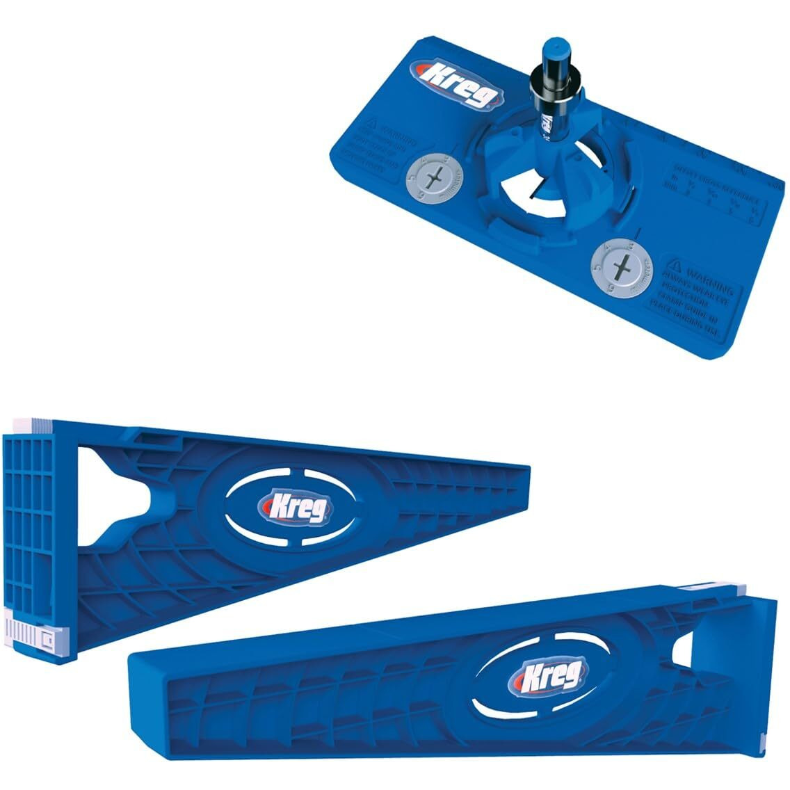 Kreg Khi-Slide & Khi-Hinge - 2 Drawer Slide Jigs & 1 Concealed Hinge Jig - Door Hinge Jig & Drawer Slide Jig - Woodworking Tools