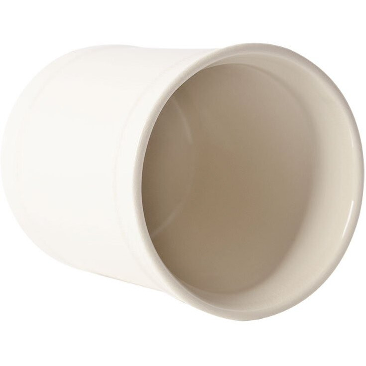 Szuah Kitchen Ceramic Utensil Holder, Perfect Capacity Utensil Crock, For Kitchen Counter Top & Dining Table (Cream)