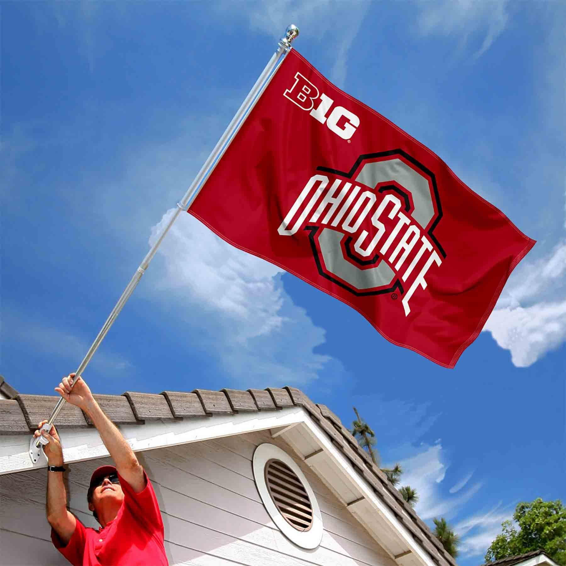 College Flags & Banners Co. Ohio State Buckeyes Big 10 Flag