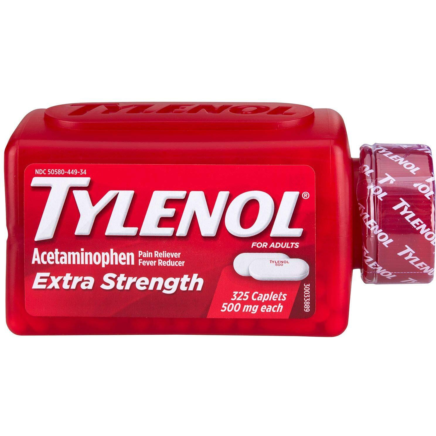 Tylenol Extra Strength 500Mg - 325 Caplets