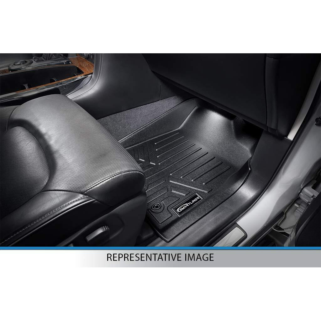 Maxliner Custom Fit Floor Mats 1St Row Liner Set Black Compatible With 2015-2022 Honda Fit / 2016-2022 Honda Hr-V