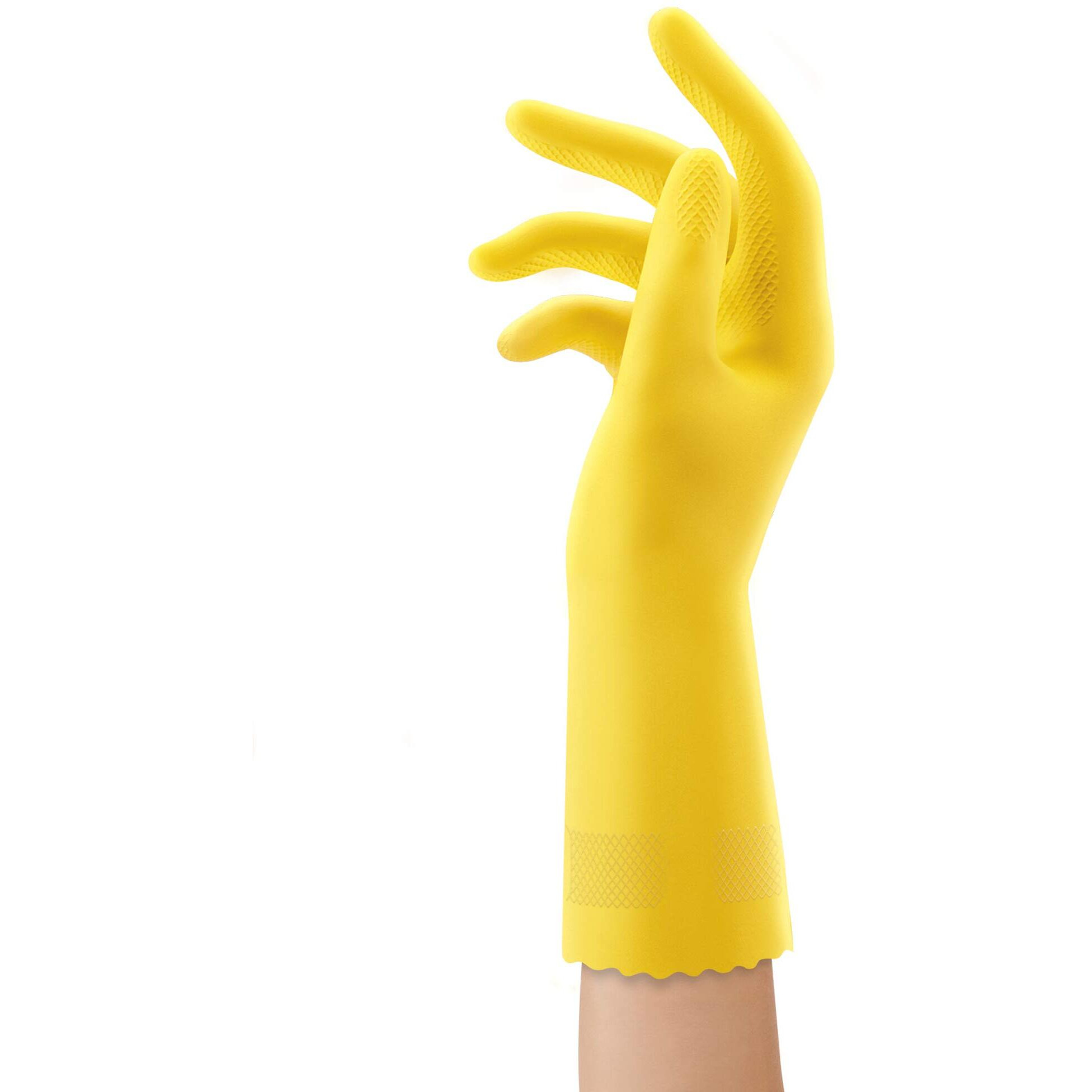 Playtex Handsaver Reuseable Rubber Cleaning Gloves (Small, 6 Pairs), Everyday Protection Reusable Household Gloves