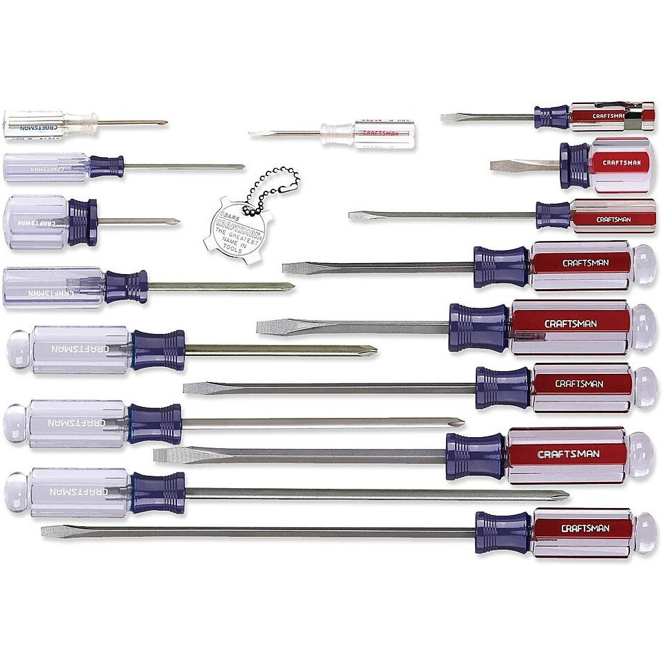 Craftsman 9-31794 Slotted Phillips Screwdriver Set, 17 Piece