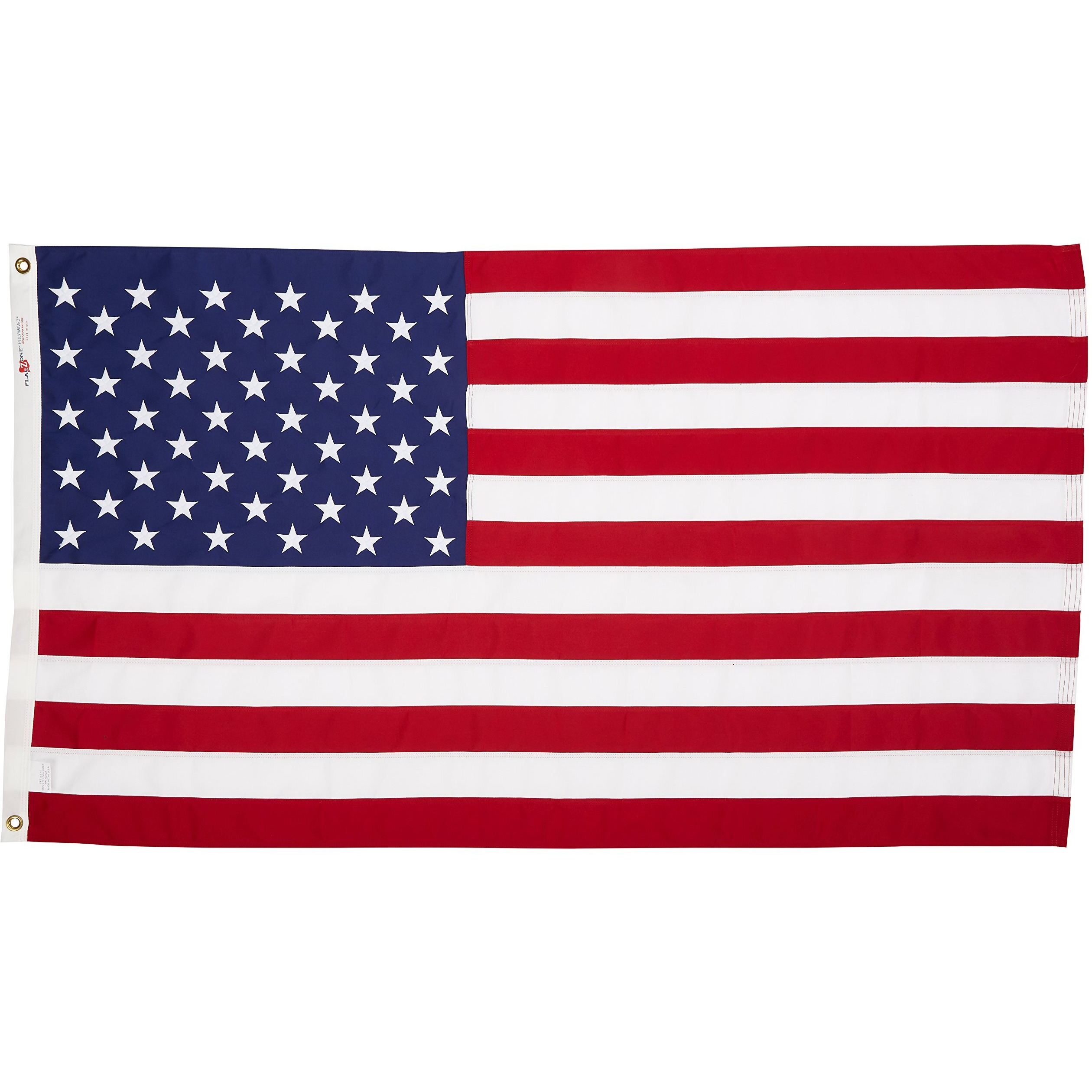 All Star Flags 3X5' 2-Ply Polyester American Flag - Heavy Duty, All Weather, Durable, Outdoor Polyester Us Flag