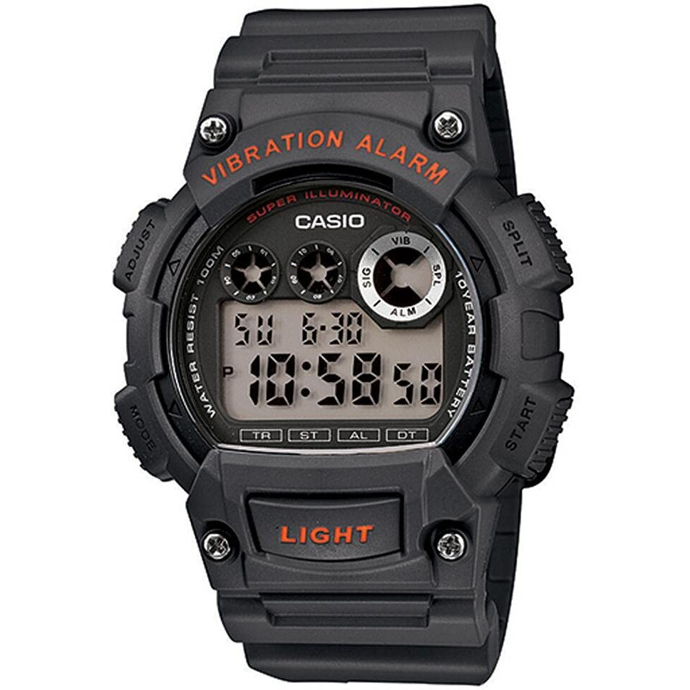 Casio Men's W735H-8Avcf Super Illuminator Black Watch