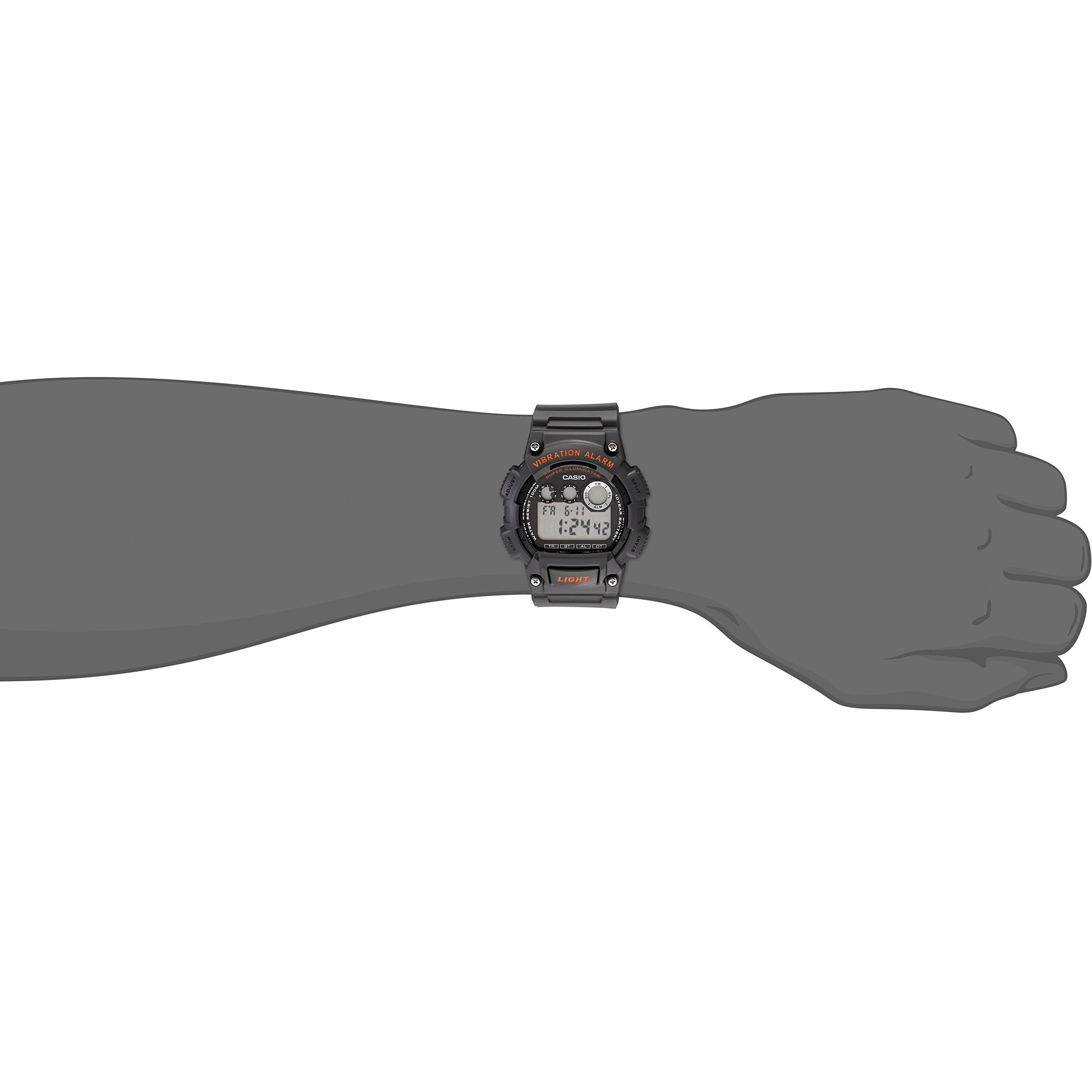 Casio Men's W735H-8Avcf Super Illuminator Black Watch