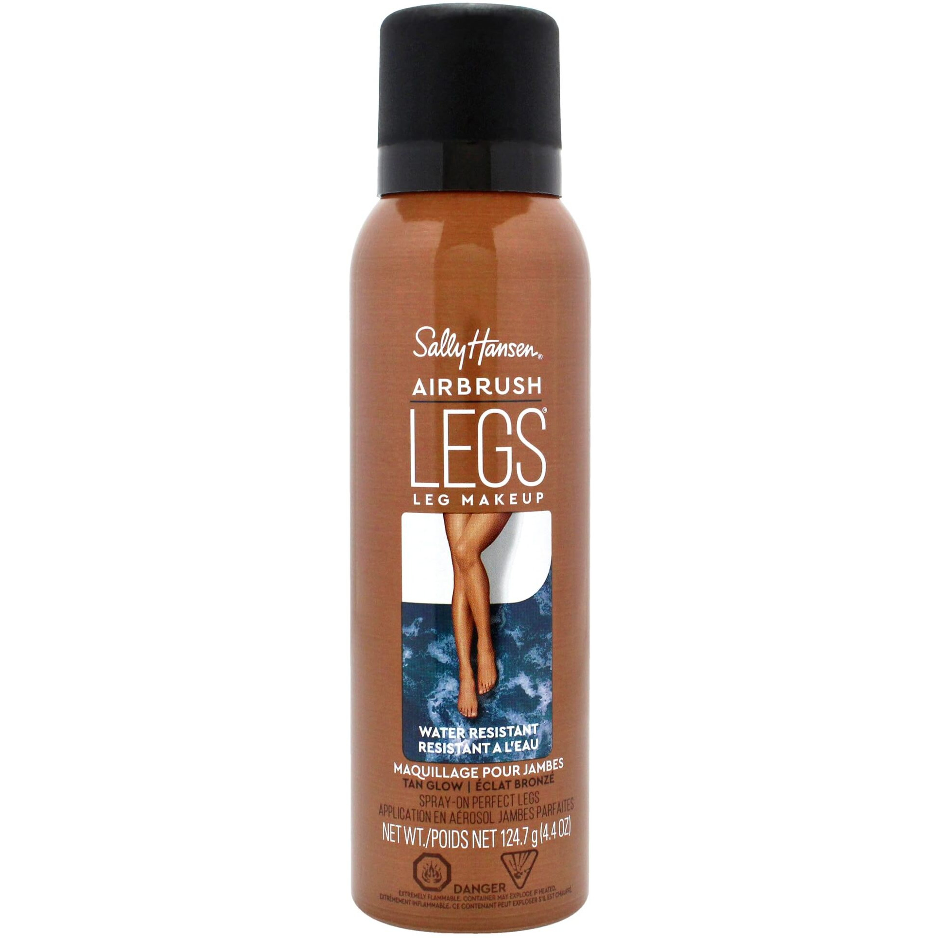 Sally Hansen Airbrush Legs, Leg Spray-On Makeup, Tan Glow, Easy Application, Flawless Looking Legs, Water Resistant, Transfer Proof