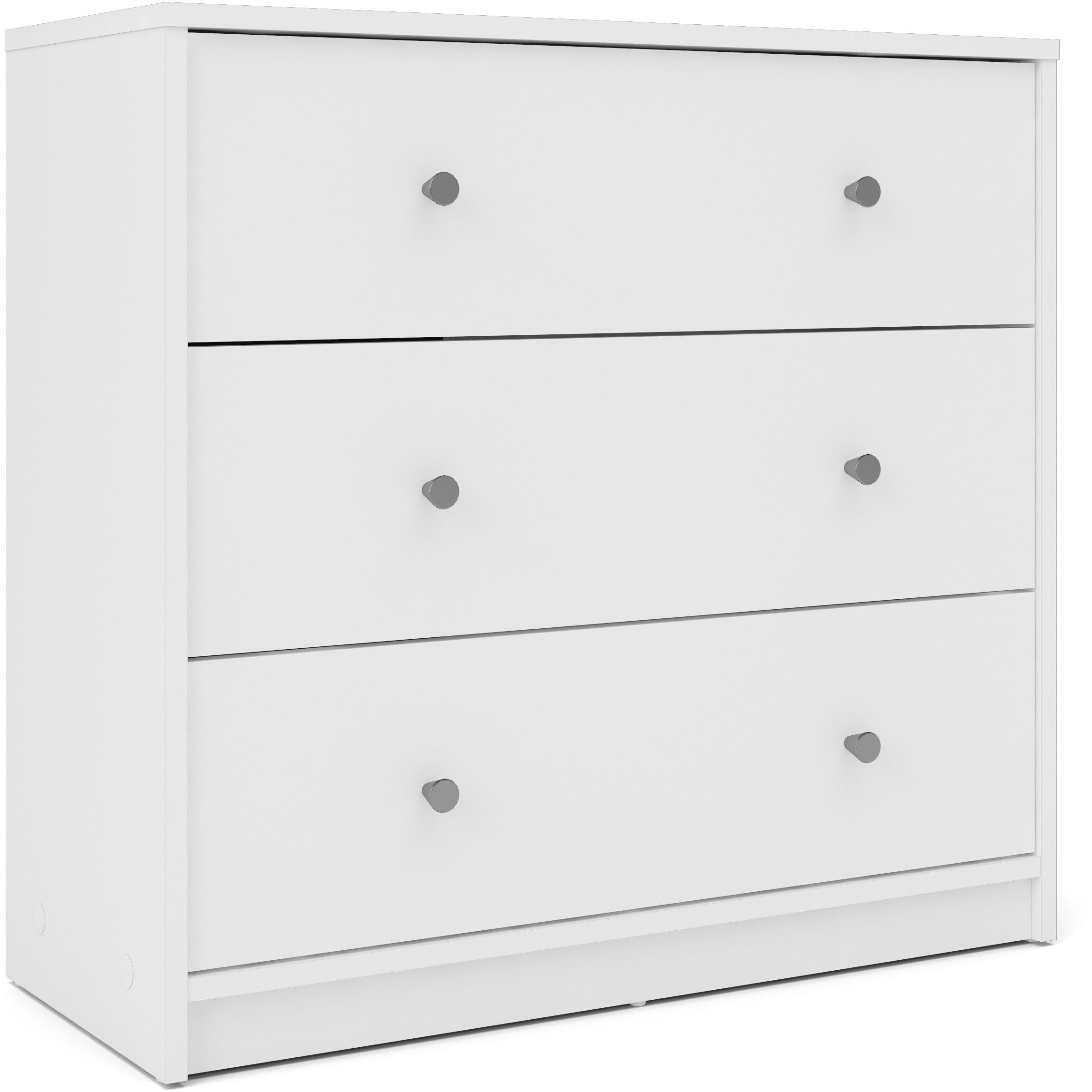Tvilum Portland 3 Drawer Chest, White