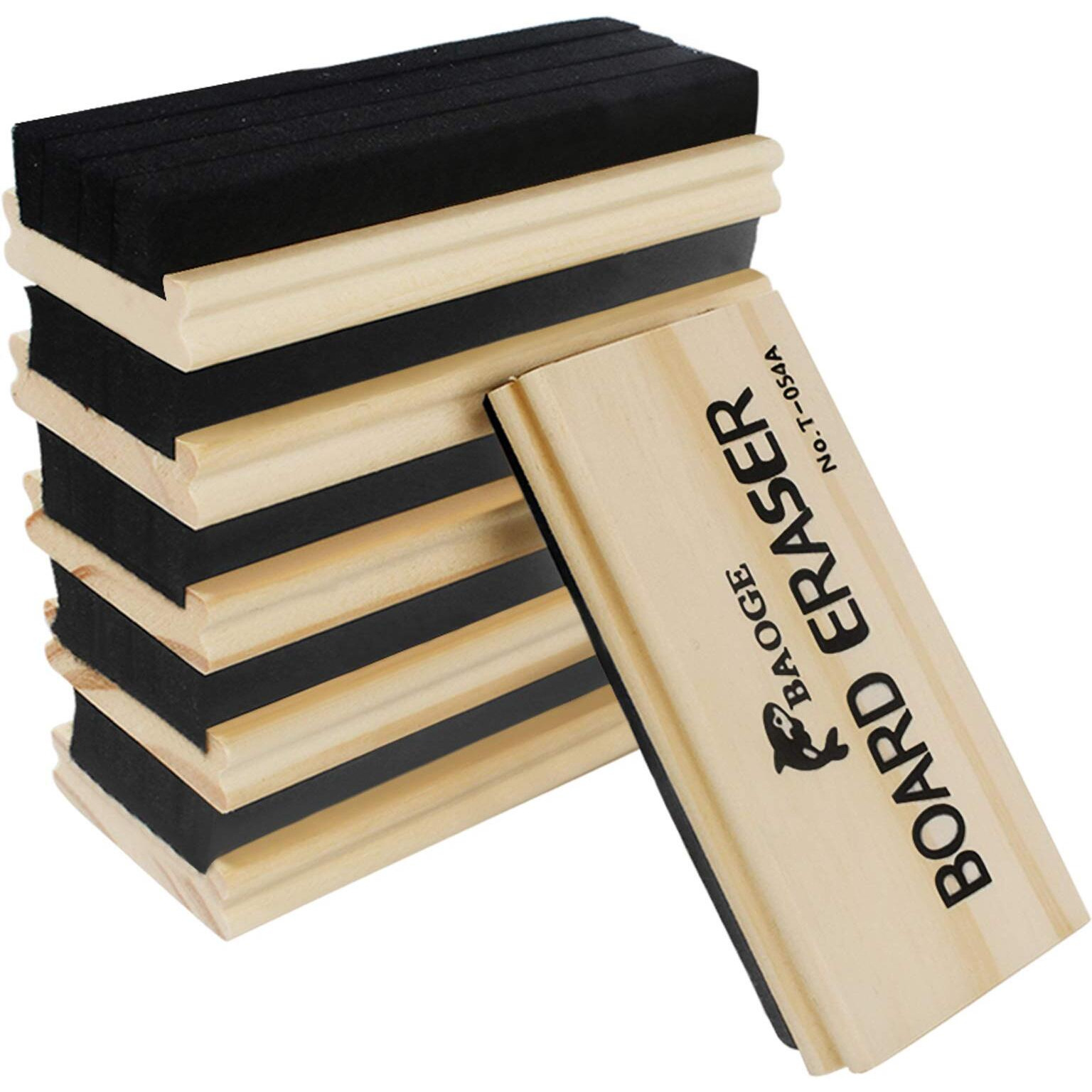 Chalkboard Erasers 6 Pack Wool Felt Eraser Dustless Blackboard Eraser Cleaner Chalk Eraser For Teachers And Kids