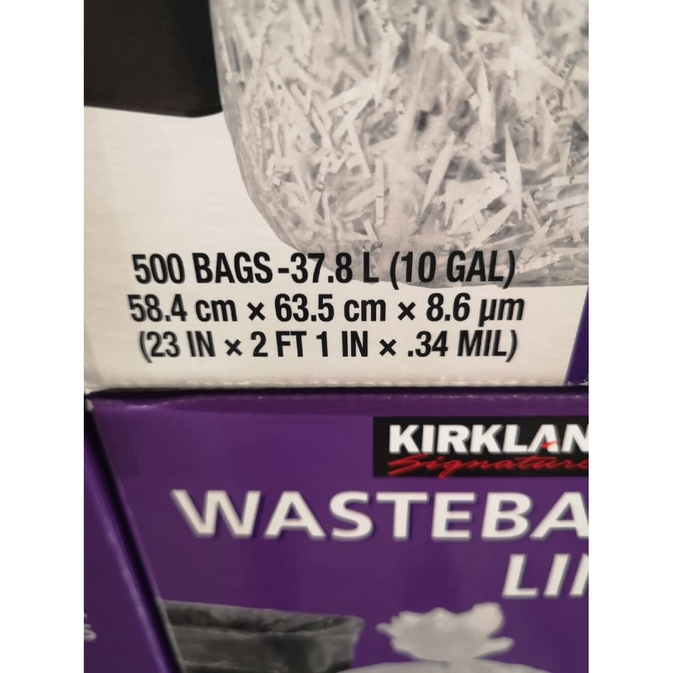Kirkland Signature Kirkland, 500 Bags, Clear