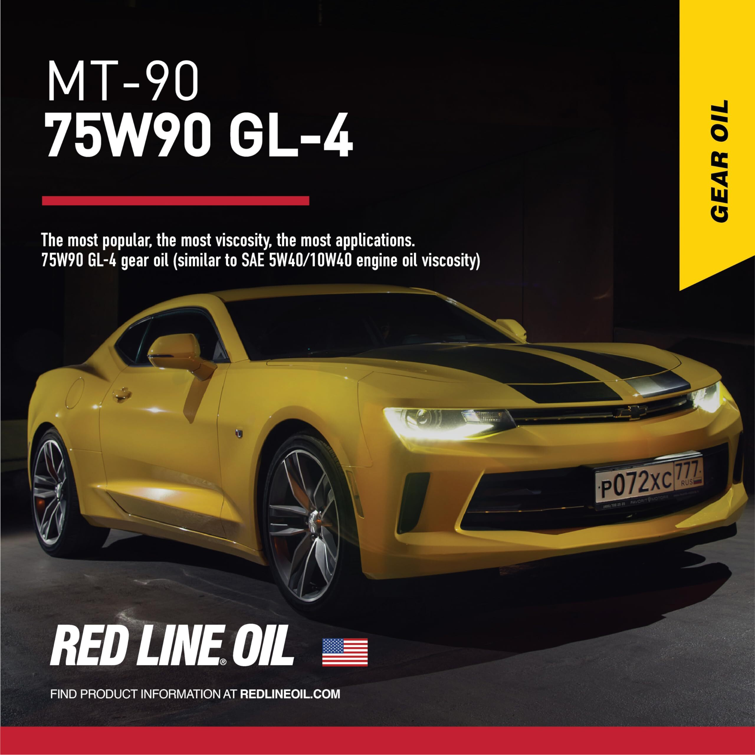 Red Line 50305 Mt-90 75W-90 Gl-4 Manual Transmission And Transaxle Lubricant (Mtl) - 1 Gallon