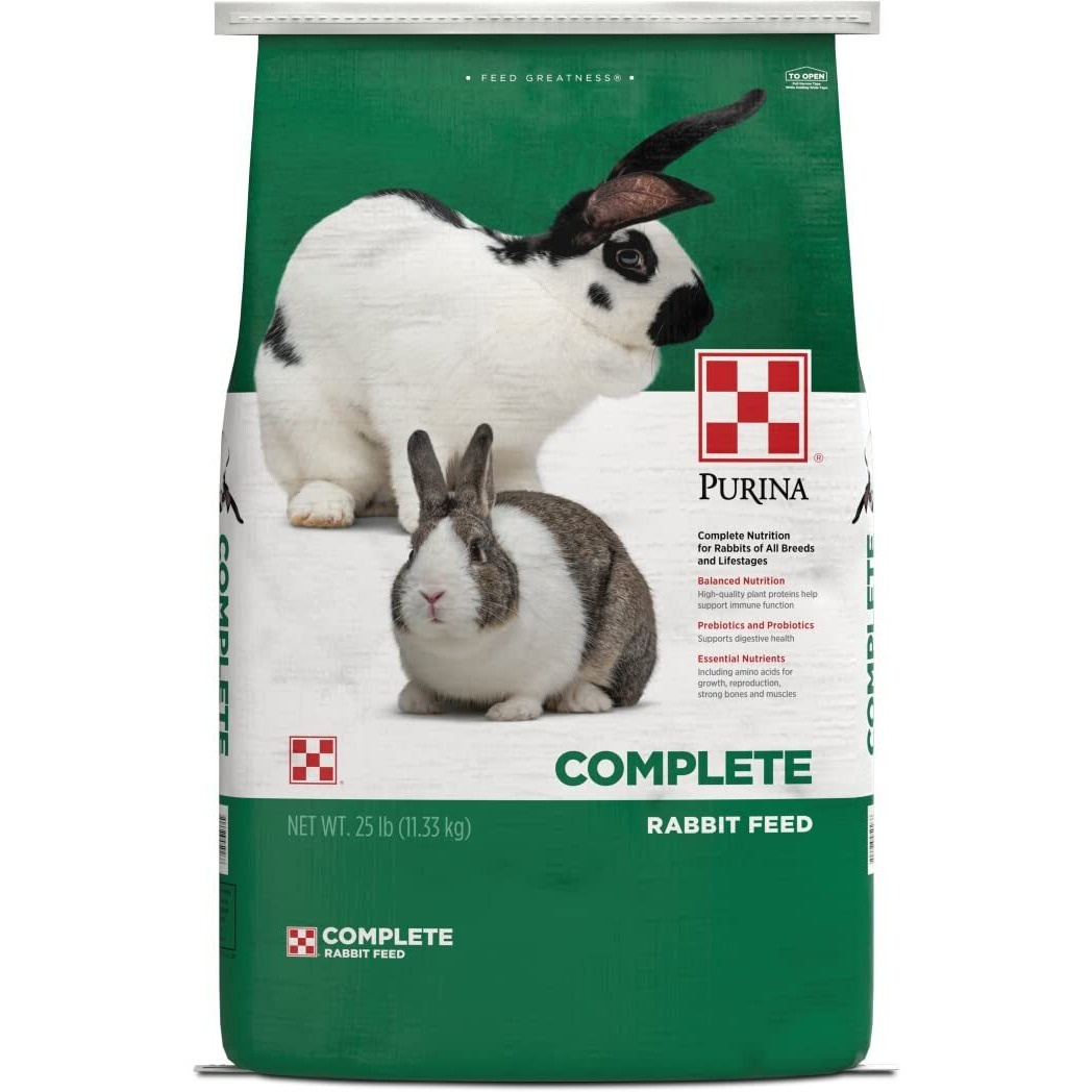 Purina Rabbit Food Complete Pellets, 25 Lb