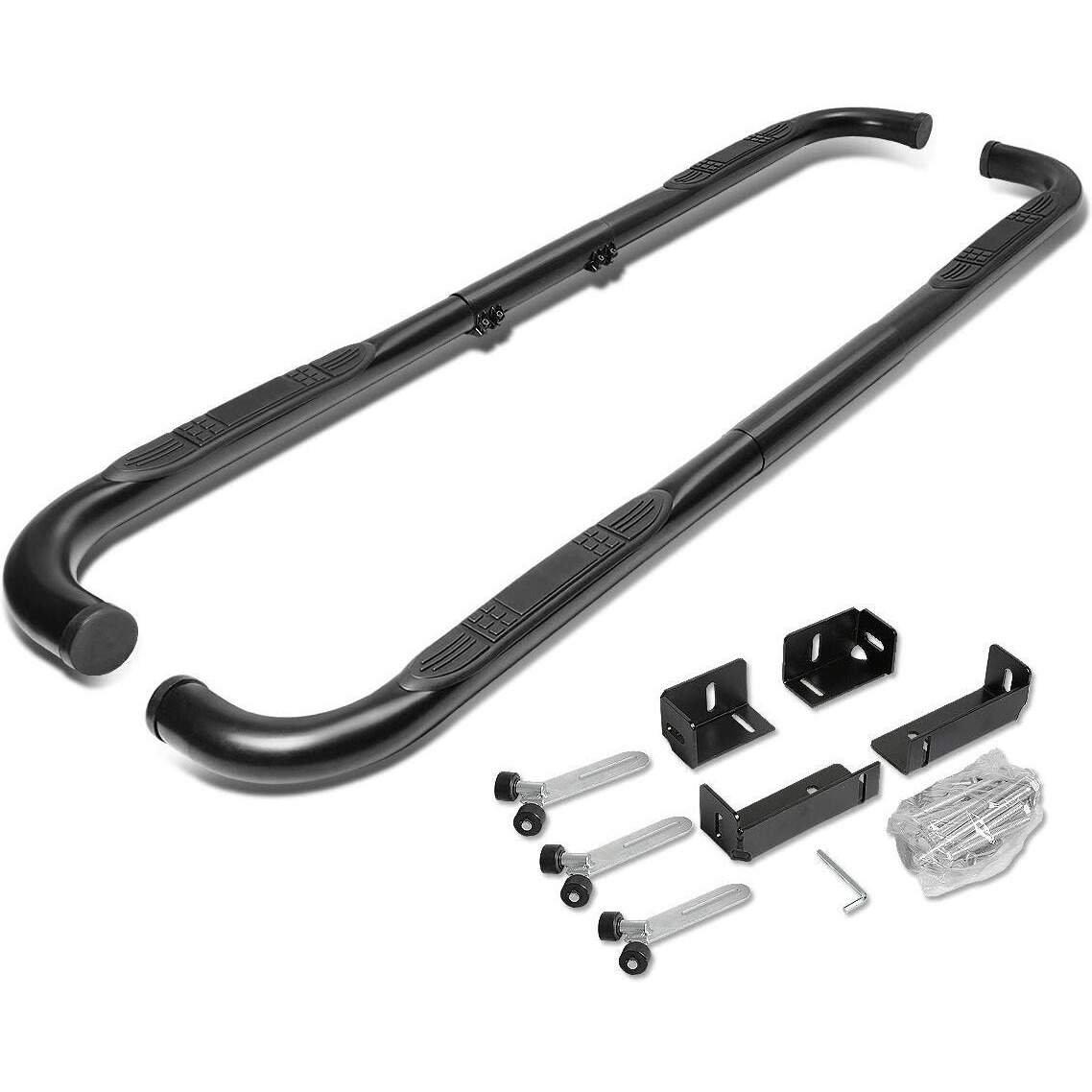 Dna Motoring Stepb-3-Uni-Bk Black 3"" Side Step Nerf Bar Running Board Replacement Compatible With 00-11 Suburban/Tahoe/Yukon 1500 2500