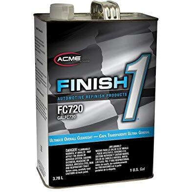 Sherwin Williams Finish 1 Automotive Refinish Ultimate Overall Clearcoat (Fc720), 1 Gallon | Medium Universal Hardener (Fh612), 1 Quart Included