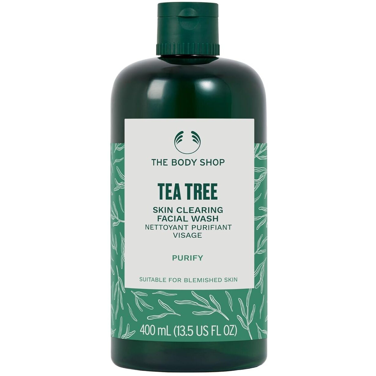 The Body Shop Tea Tree Skin Clearing Facial Wash, 13.5 Fl Oz (Vegan)