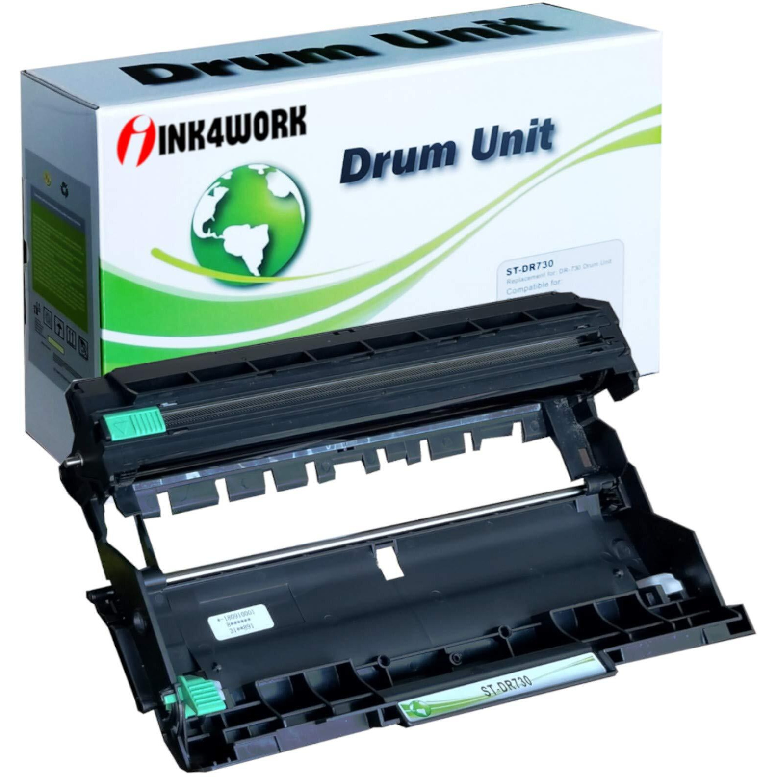 Ink4Work Dr730 Compatible Drum Unit Replacement For Brother Dr-730 Dr760 For Use With Brother Hl-L2395Dw Hl-L2350Dw Hl-L2370Dw Mfc-L2710Dw Dcp-L2550Dw Mfc-L2750Dw Hl2390Dw Printers