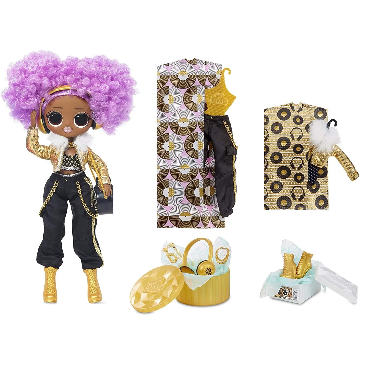 L.O.L. Surprise Lol Surprise Omg 24K D.J. Fashion Doll With 20 Surprises