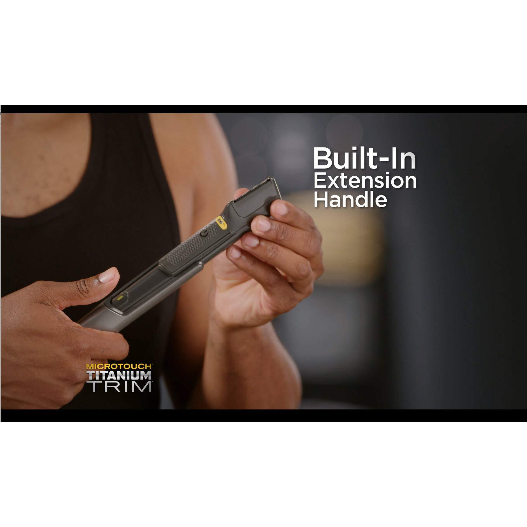 Micro Touch Titanium Trim, Lighted Hair Cutting Tool And Body Groomer