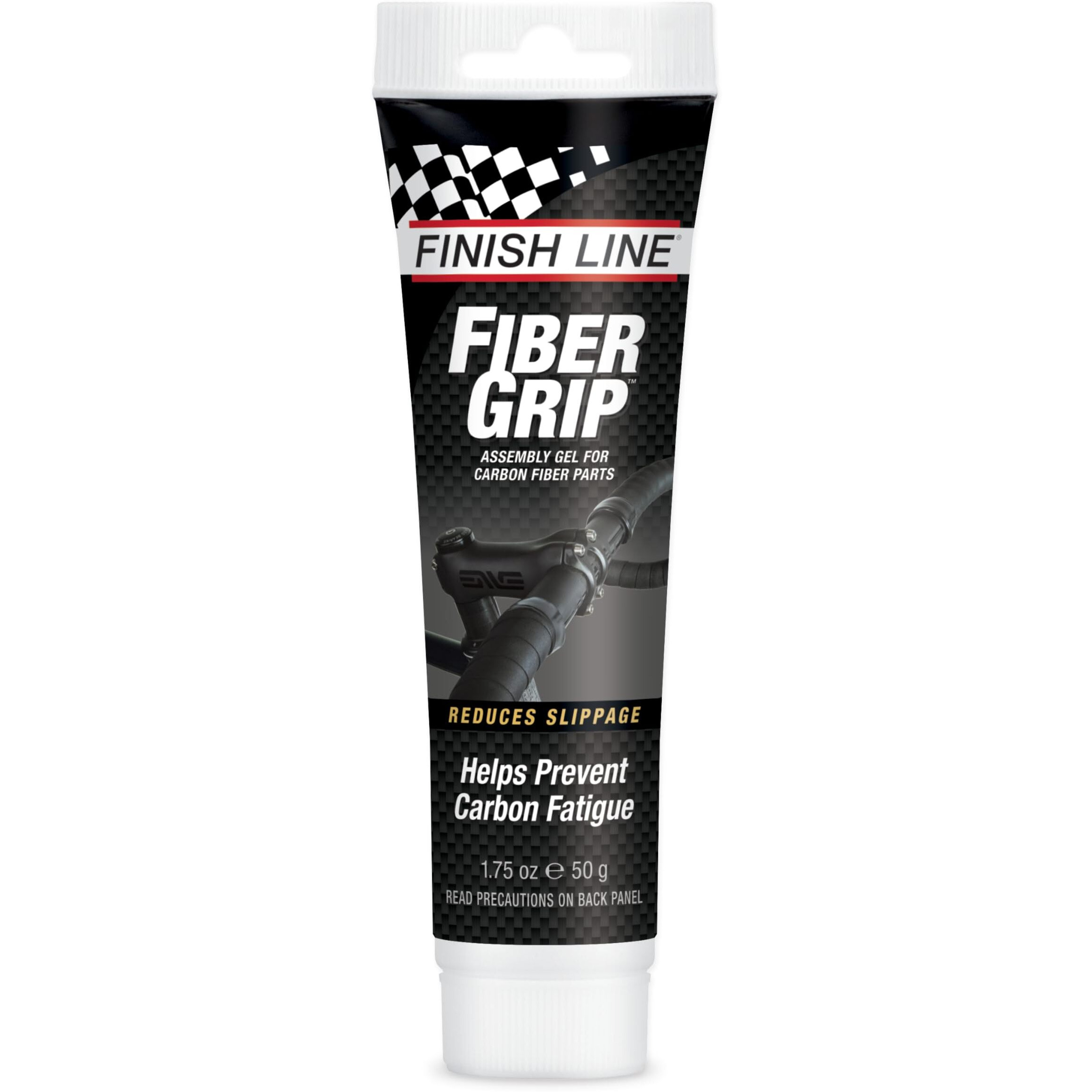 Finish Line Fiber Grip Carbon Fiber Bicycle Assembly Gel, 1.75-Ounce Tube