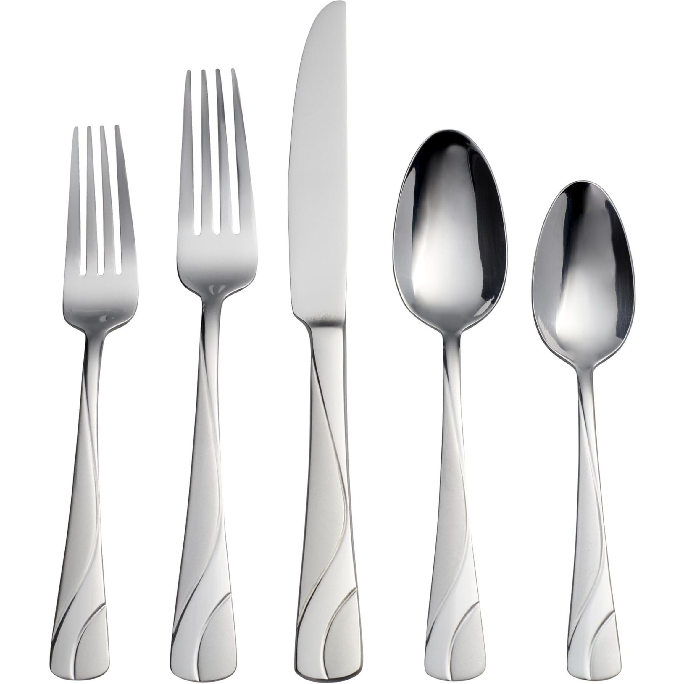 Oneida River 20 Piece Everyday Flatware, Service For 4 18/0 Stainless Steel, Silverware Set