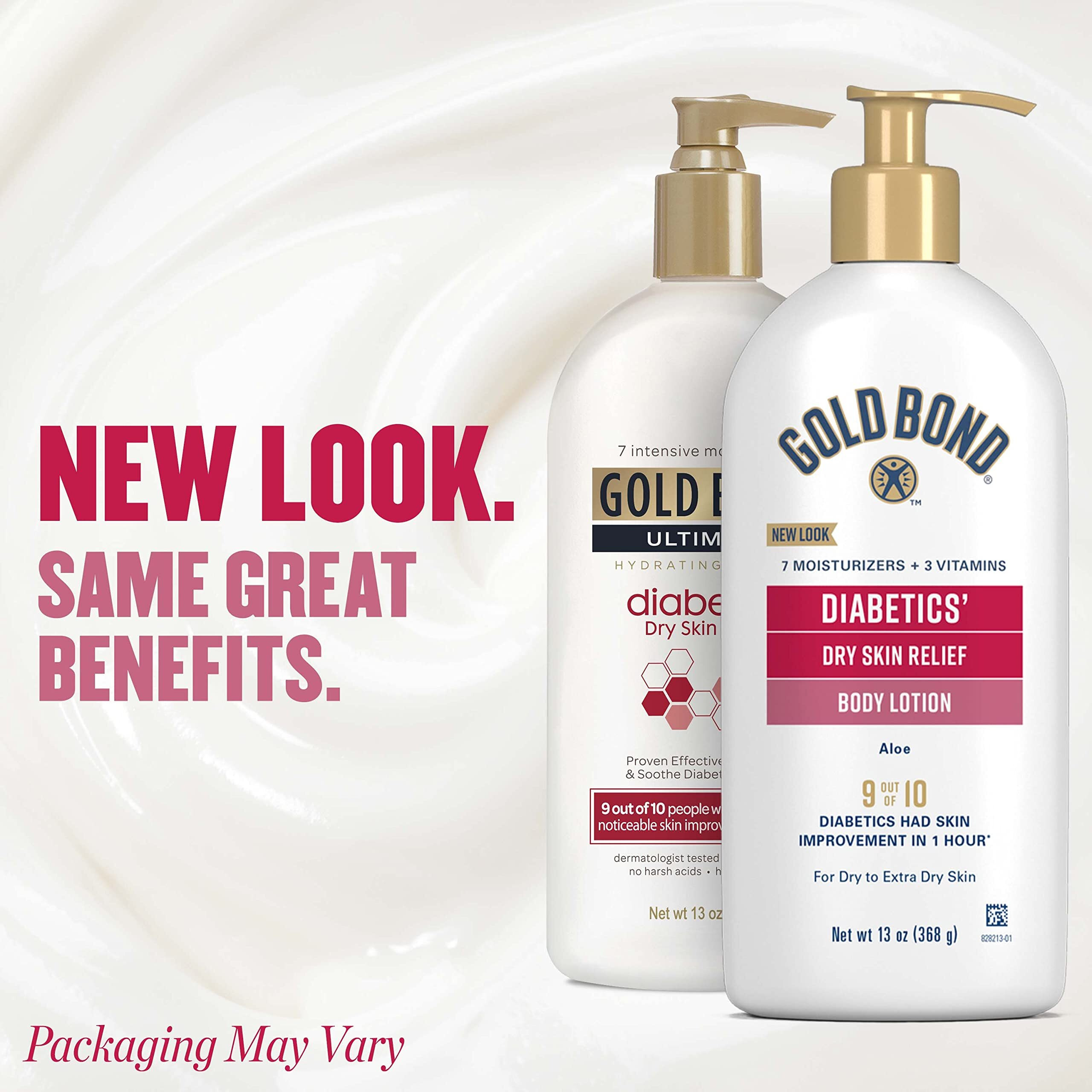 Gold Bond Diabetics' Dry Skin Relief Body Lotion, 13 Oz., With Aloe To Moisturize & Soothe