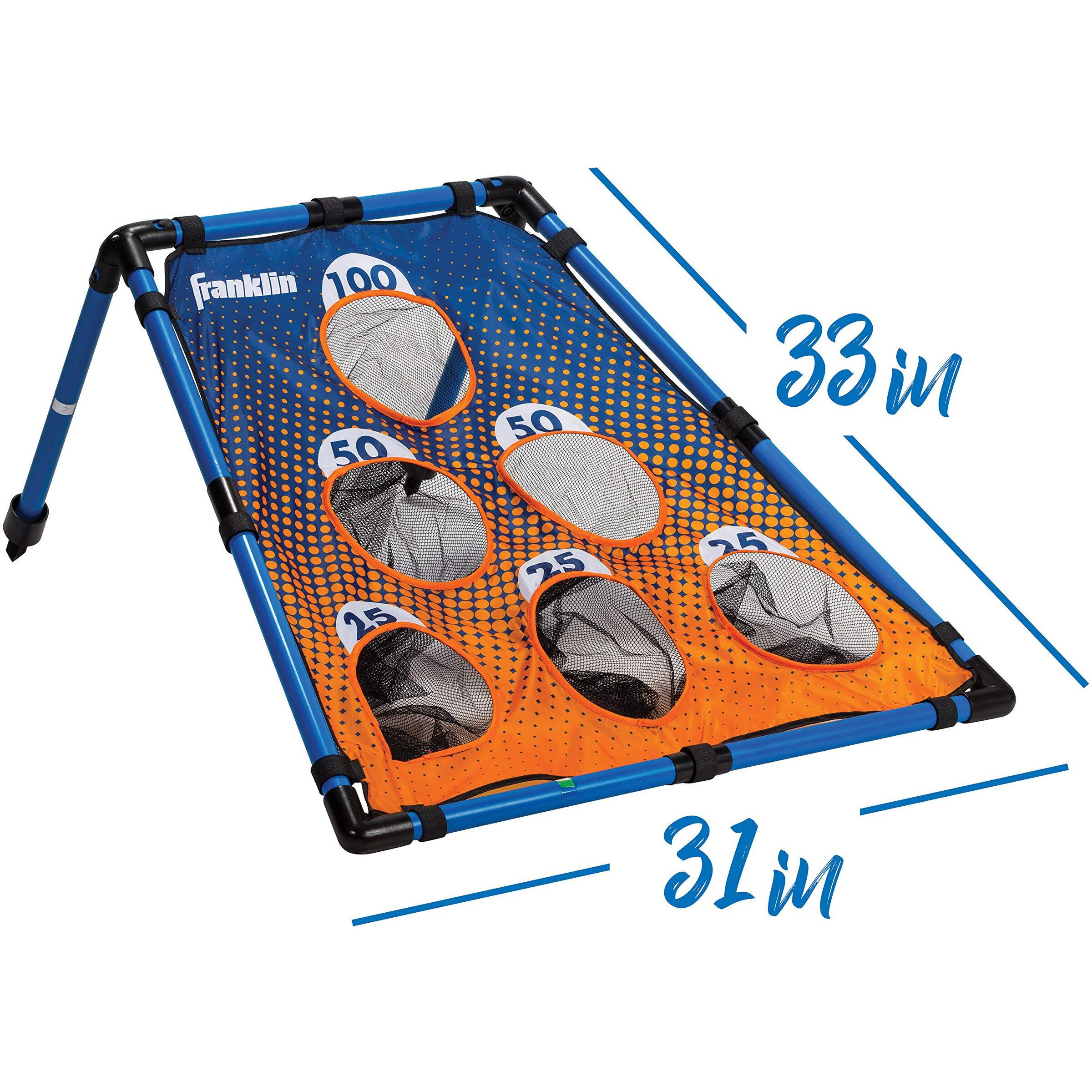 Franklin Sports 6 Hole Bean Bag Toss - Indoor + Outdoor Bean Bag Toss Set With (6) Bags Included - Bean Bag Toss For Kids + Adults