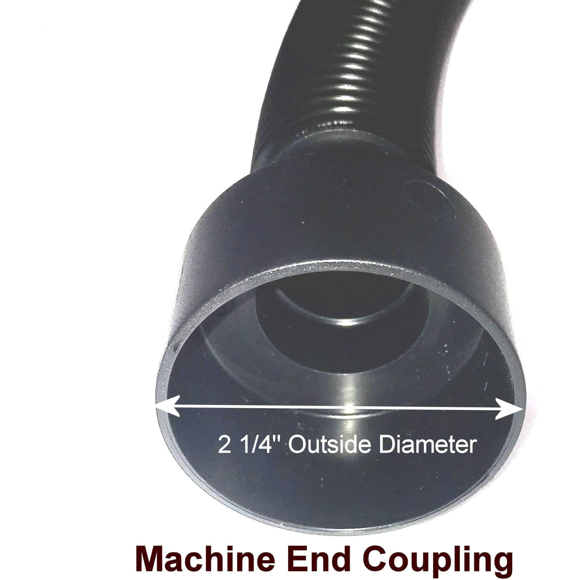 Compatible Replacement For Shop Vac Style Wet Dry Vacuum Cleaner Crushproof Industrial Commercial Grade Extension Hose With Air Suction Control, Length 20 Feet X 1-1/4"" (20 Foot Hose)