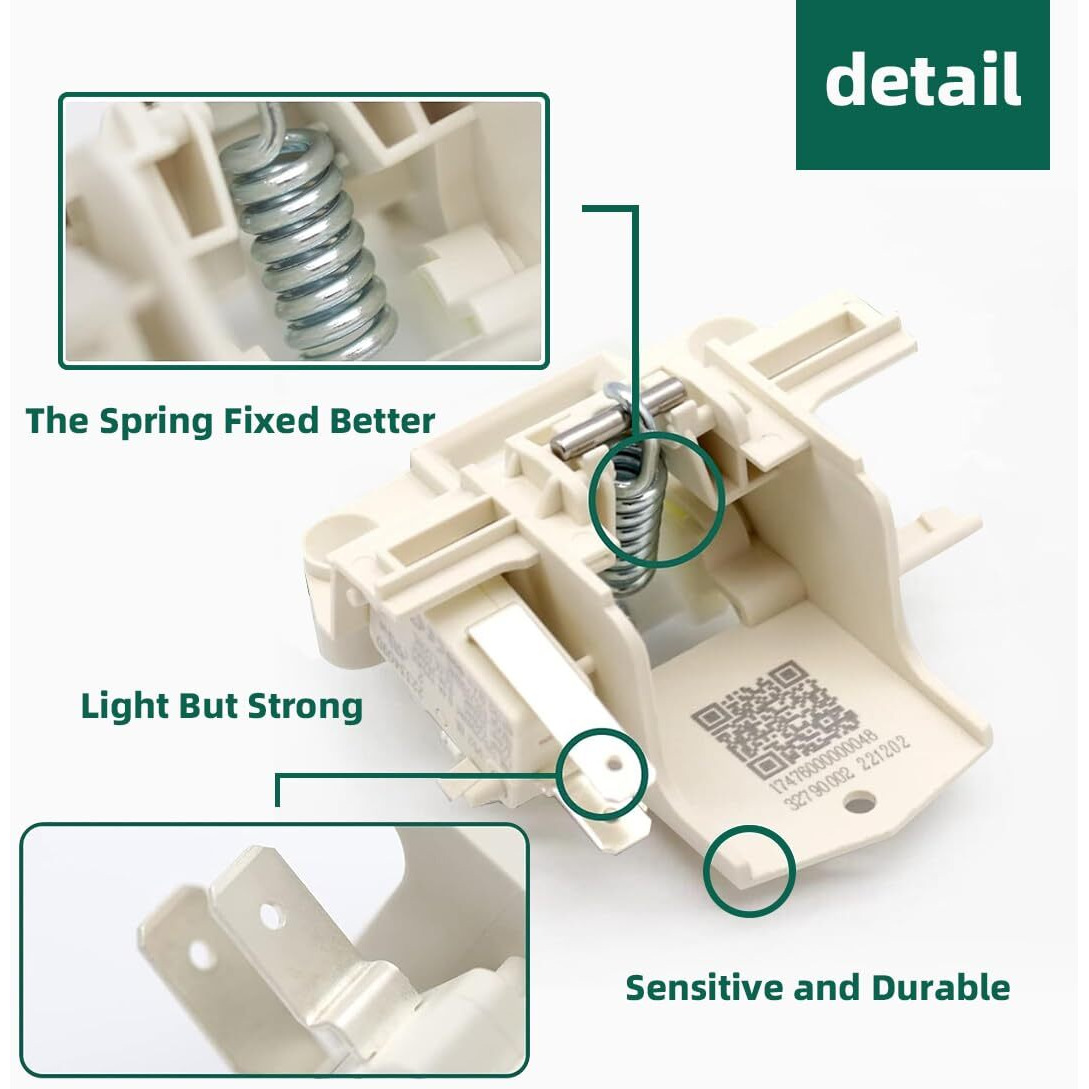 Upgrade Dd81-01629A Dd81-02132A Dishwasher Door Switch Latch Lock Compatible With Samsung Dishwasher Model Dw80K5050Ub Dw80R5060Us Dw80R5061Ug Dw80F600Utw Dw80K7050Ug Dw80J3020Us