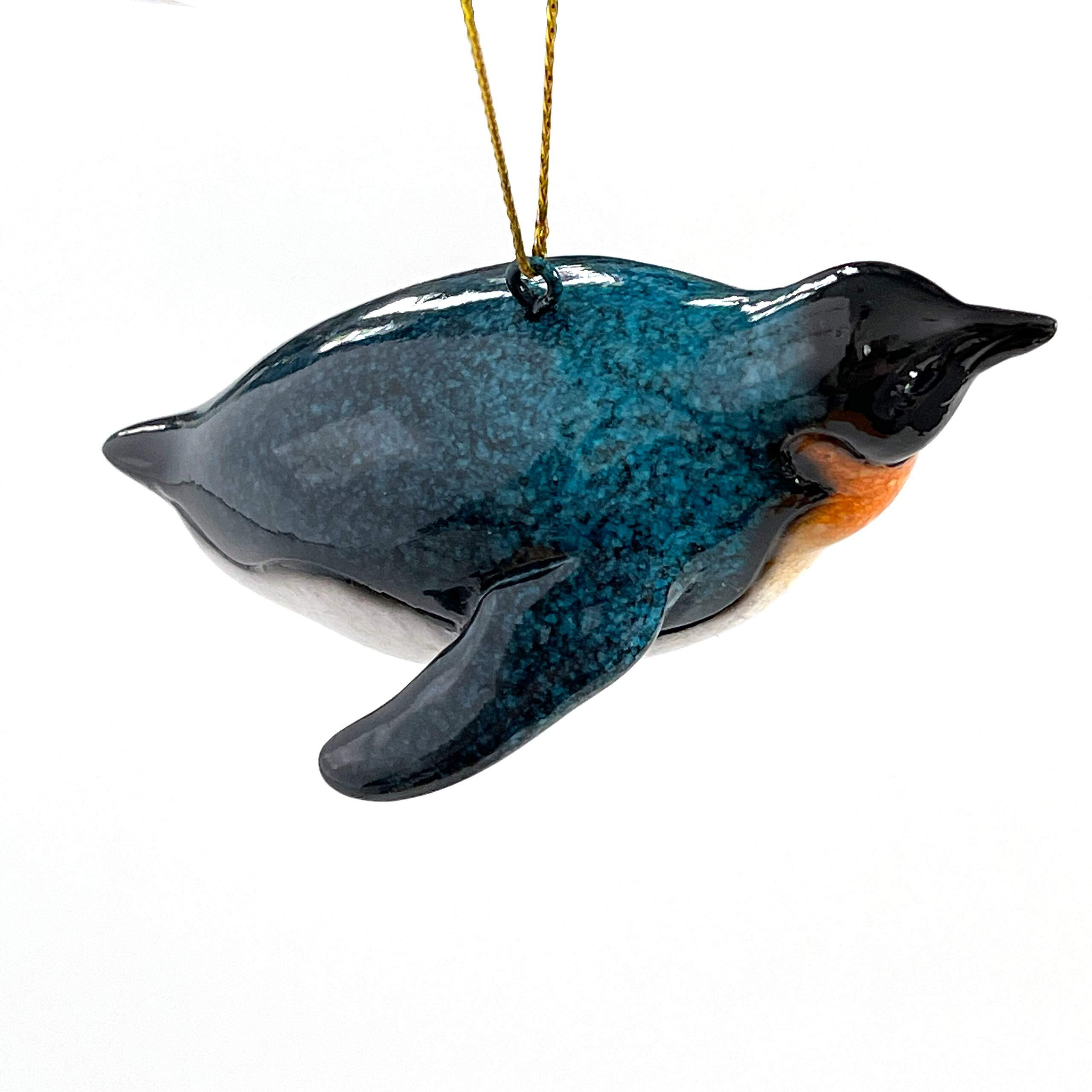 Penguin Christmas Ornaments, Hand Painted Penguin Ornaments For Christmas Tree, Penguin Christmas Decorations, Penguin Ornaments For Tree, Coastal Christmas Ornaments 2024, Penguins Gifts By Rengra