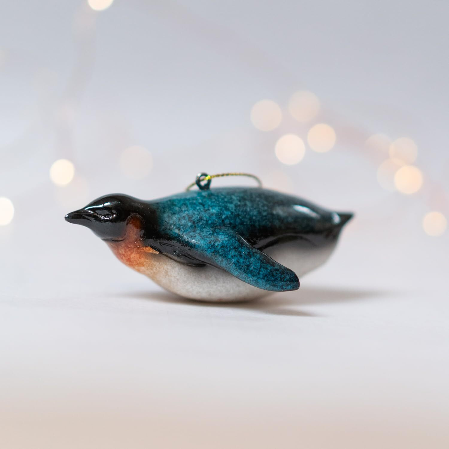 Penguin Christmas Ornaments, Hand Painted Penguin Ornaments For Christmas Tree, Penguin Christmas Decorations, Penguin Ornaments For Tree, Coastal Christmas Ornaments 2024, Penguins Gifts By Rengra