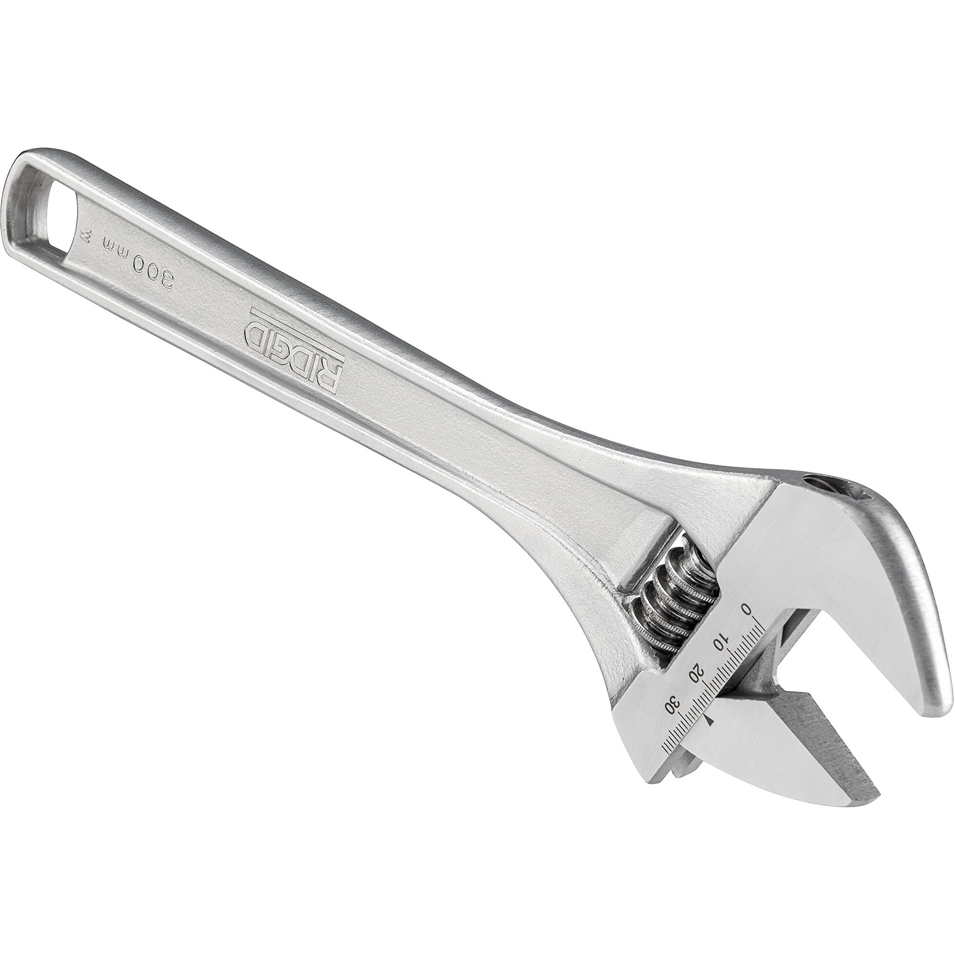 Ridgid 86917 762 Adjustable Wrench, 12-Inch Adjustable Wrench For Metric And Sae , Silver , Small