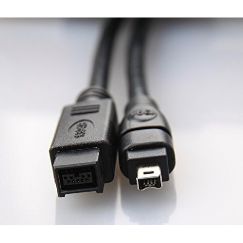 Bizlander Firewire High Speed Premium Dv To Firewire Cable 800 1394B 800-400 Ieee 9 Pin Male To 4 Pin Male Cable 6Ft For Mac Pro, Macbook Pro, Mac Mini, Imac Pc,Digital Cameras, Slr